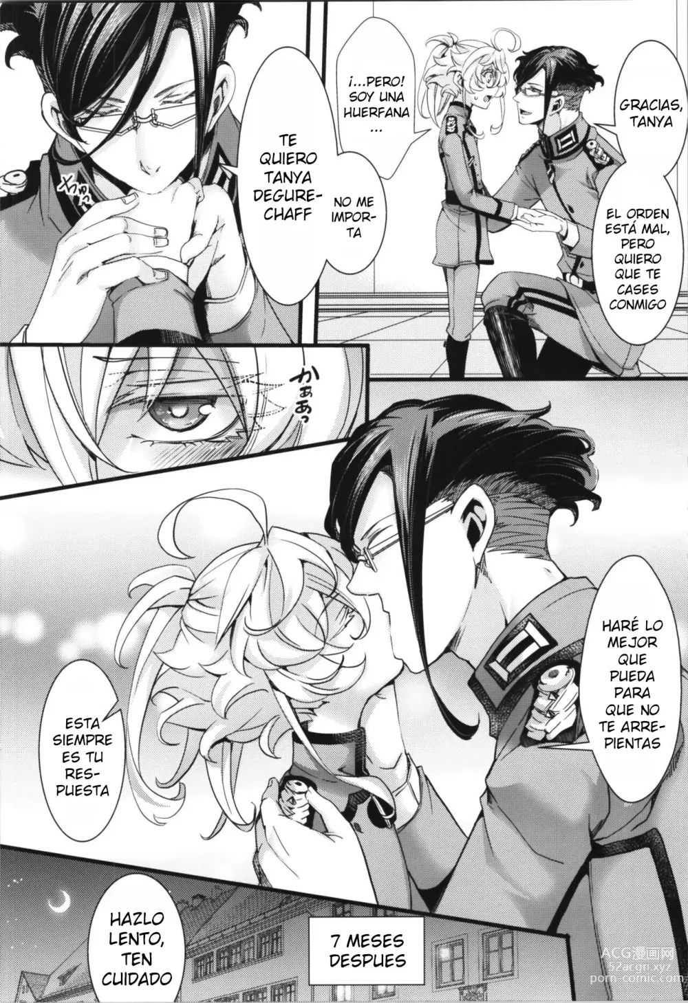 Page 4 of doujinshi The Story of How Tanya-chan Got Pregnant Due to Military Orders