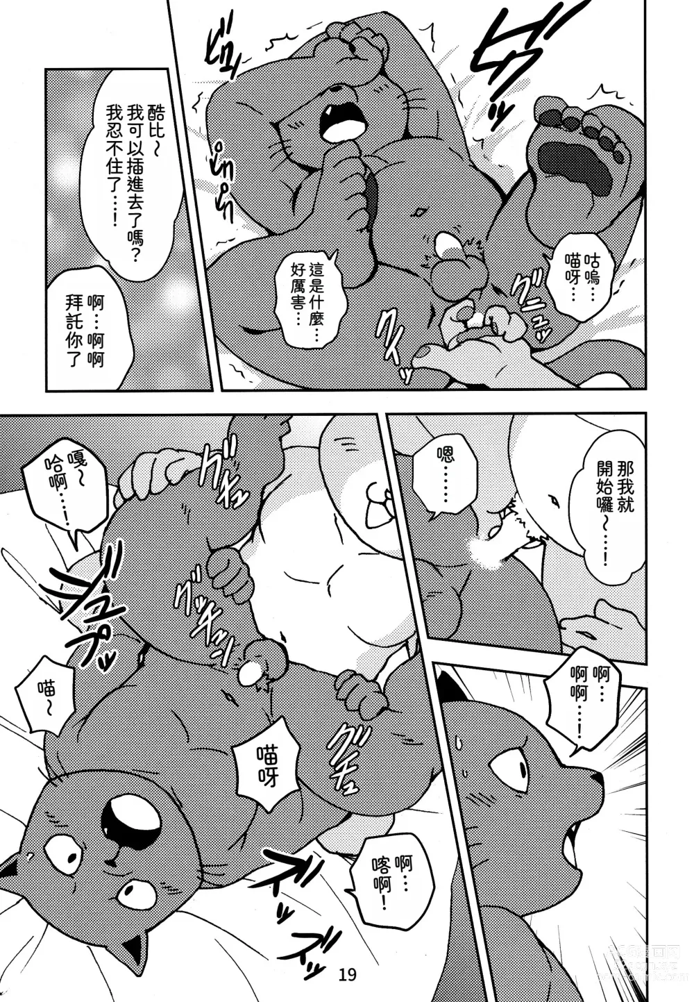 Page 19 of doujinshi 閃耀吧！小哥