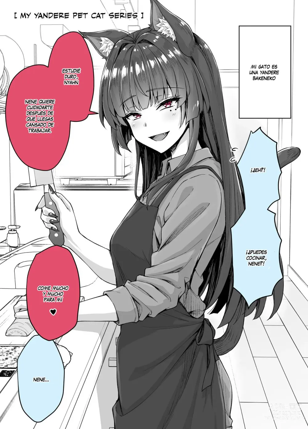 Page 59 of doujinshi Uchi no Yandere na Kaineko-chan ni Mechakucha ni Shiborarechau Hanashi