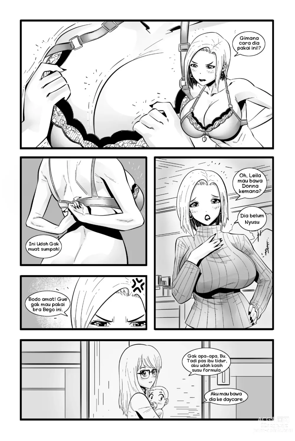 Page 18 of doujinshi gamer mom 1-2