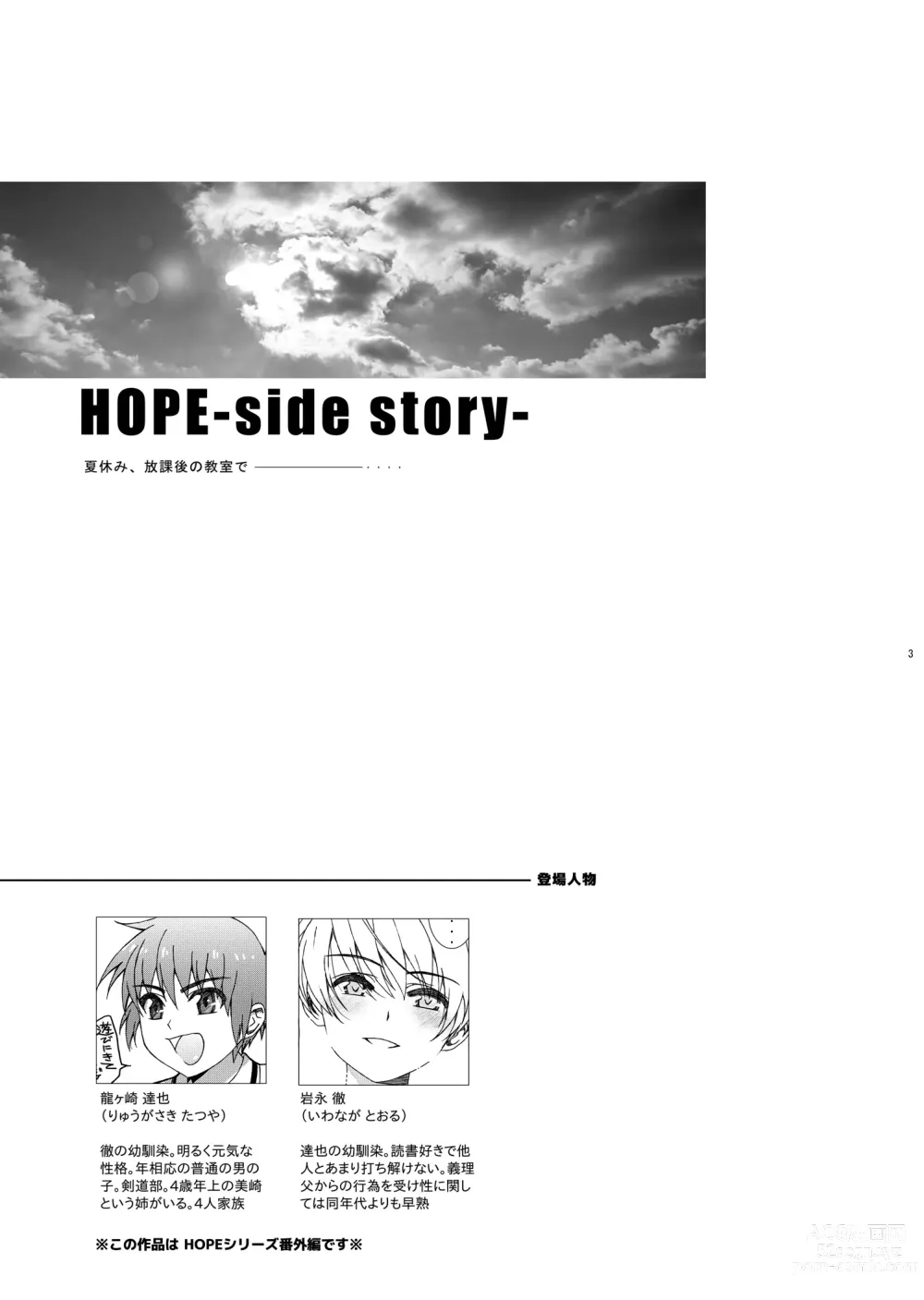 Page 2 of doujinshi HOPE -side story-