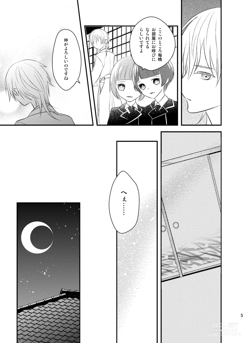 Page 4 of doujinshi Tsuki ni Yosu