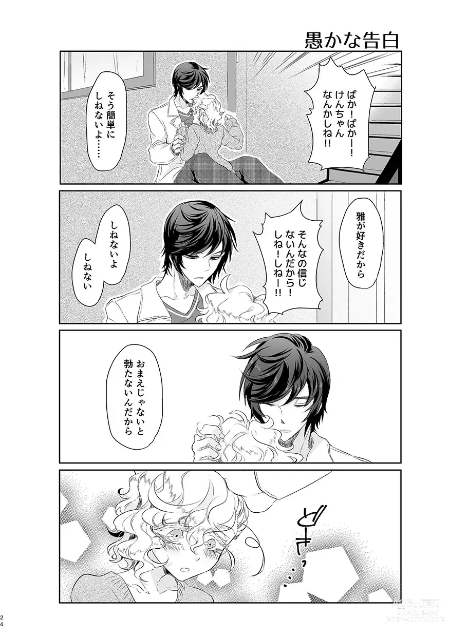 Page 23 of doujinshi Happy End ja Nai to Boku Yurusanai kara!