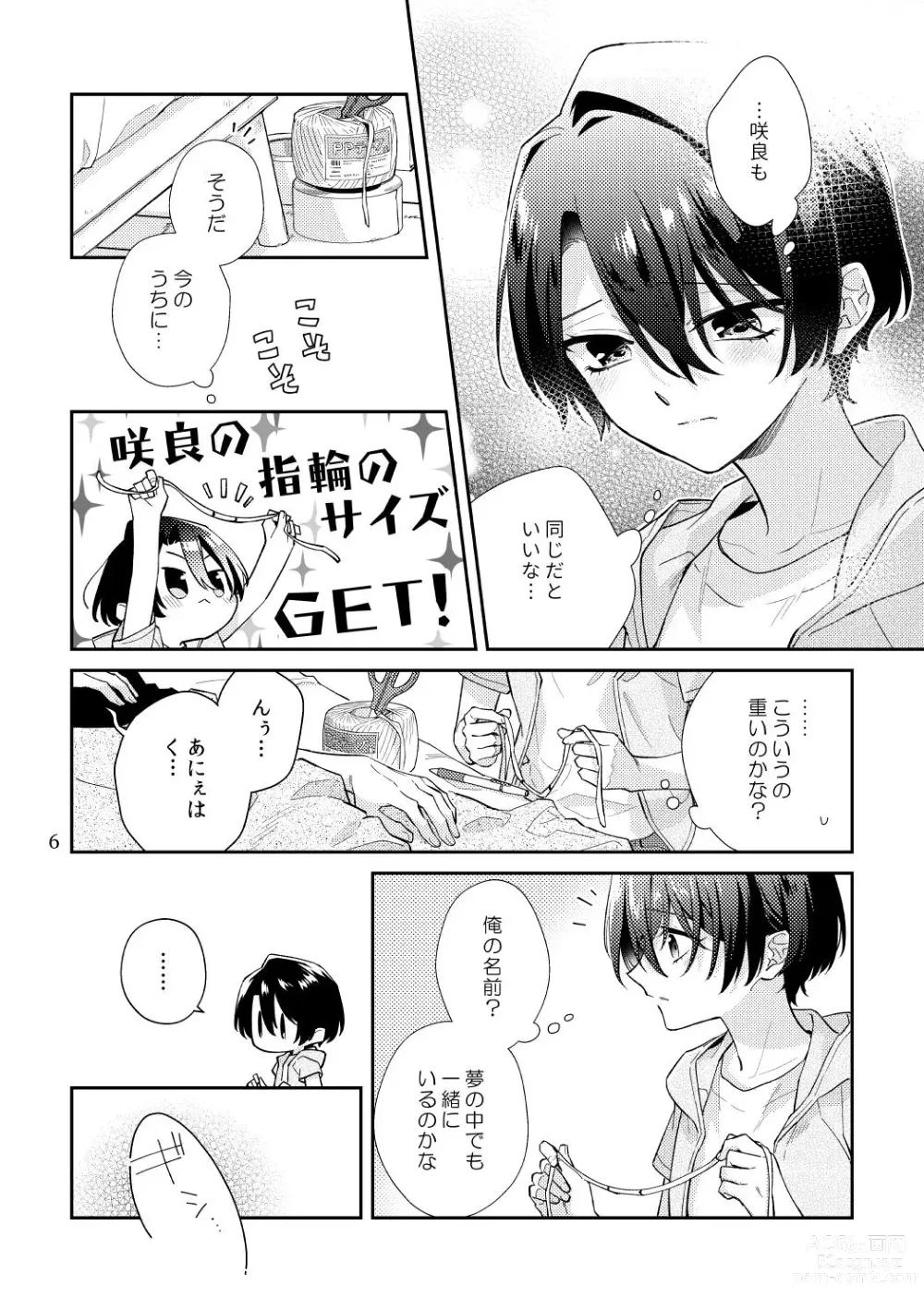 Page 6 of doujinshi Bokura no Hitomaku