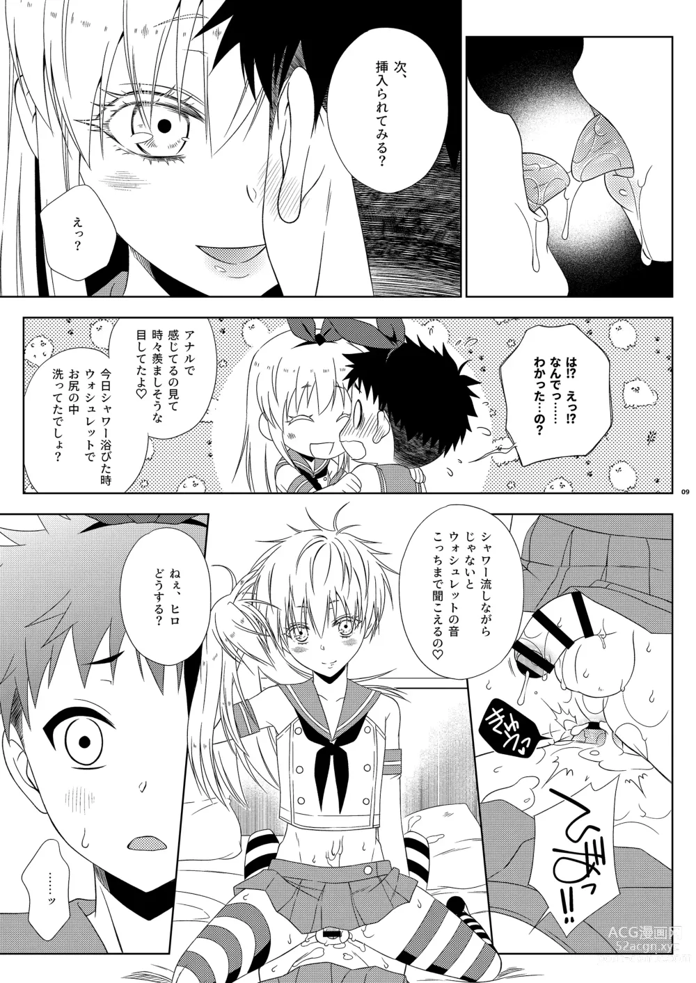 Page 9 of doujinshi Shimakaze-kun na Nii-chan o SeFri ni Shitara Ore Jishin mo Shimakaze-kun ni Natta Hanashi