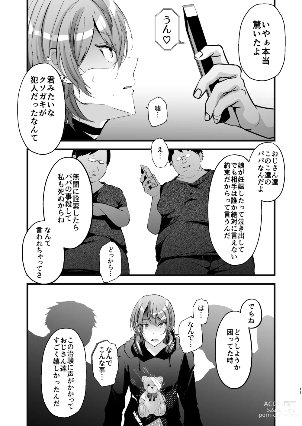 Page 12 of doujinshi Chikuiki Chiken Arbeit case2: Ninki Haishinsha Natsu-kun no Jinsei Shuuryou Acme Haishin