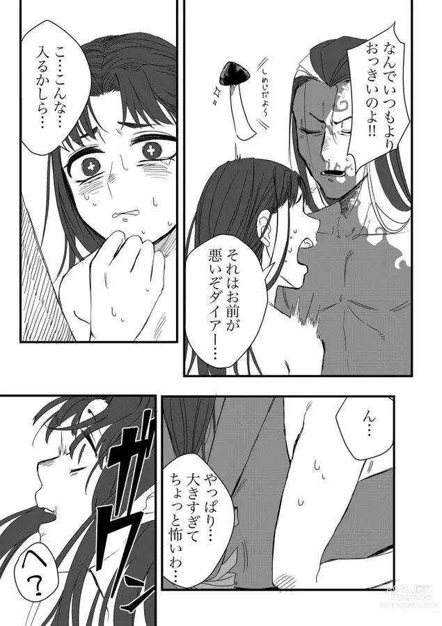 Page 15 of doujinshi Shirokuro Emi R18 Manga & Irasuto Matome