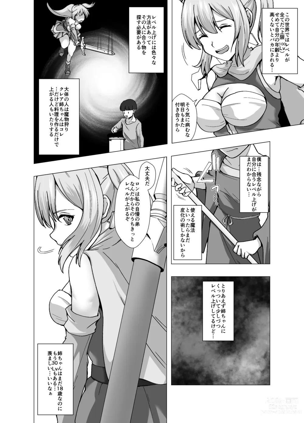 Page 4 of doujinshi Boku no Level Up  no Houhou wa  Kawa o Kite Shasei suru Koto deshita