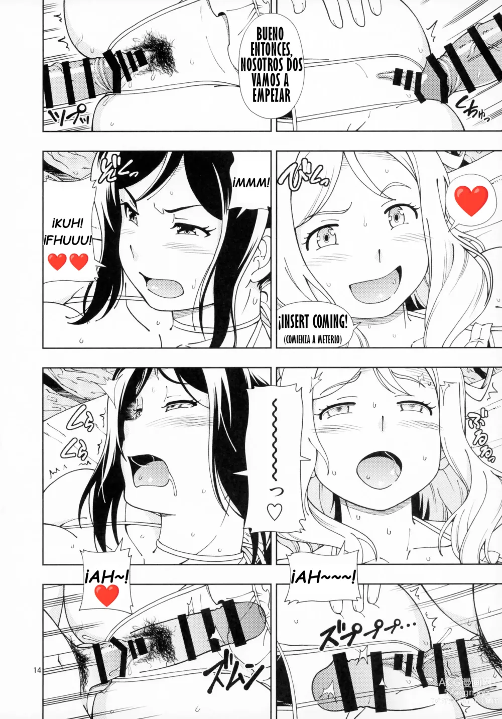 Page 10 of doujinshi Hotel Ohara Aqours No Yu