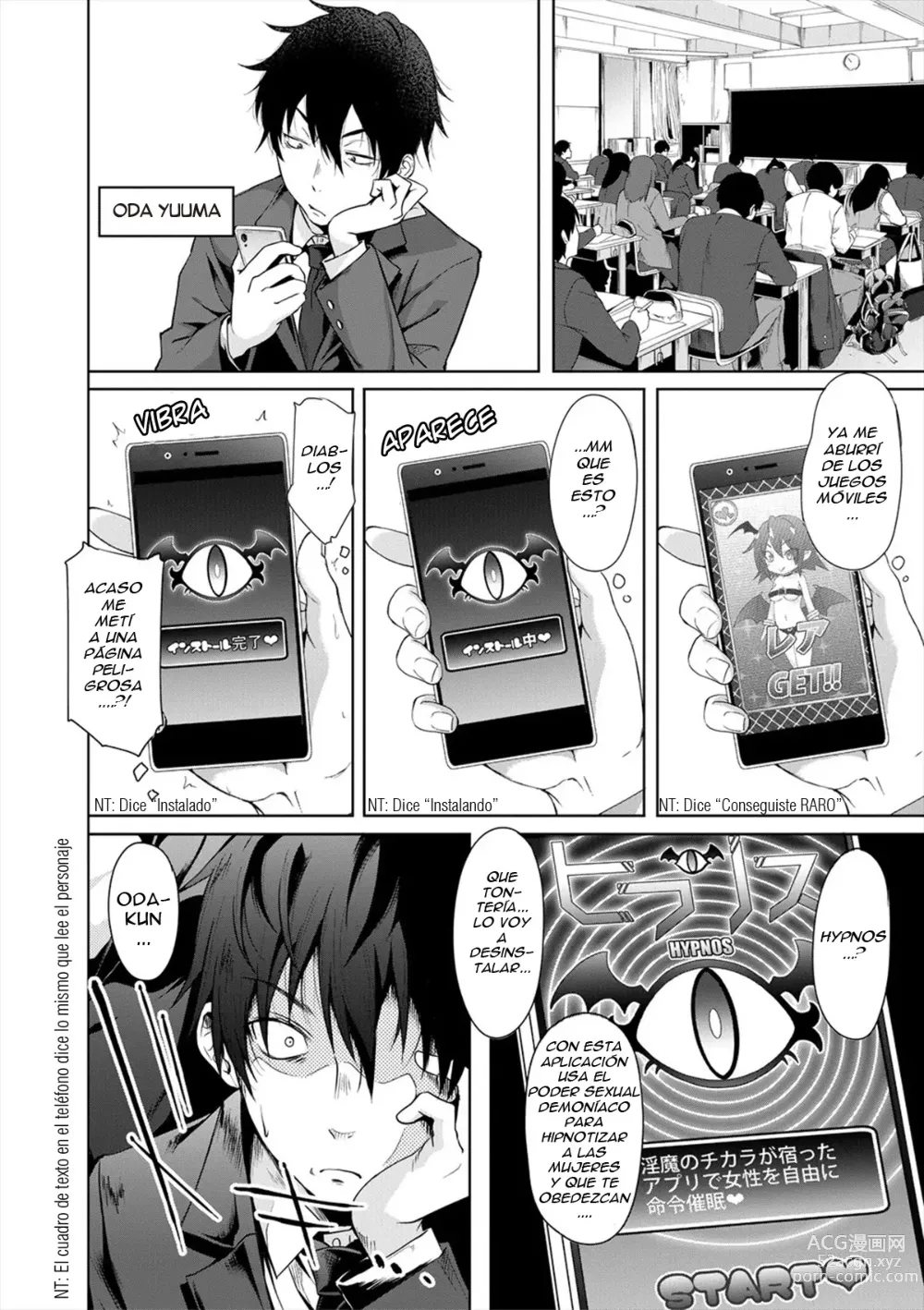 Page 8 of manga Succubus Appli <Gakuen Saimin> (decensored)