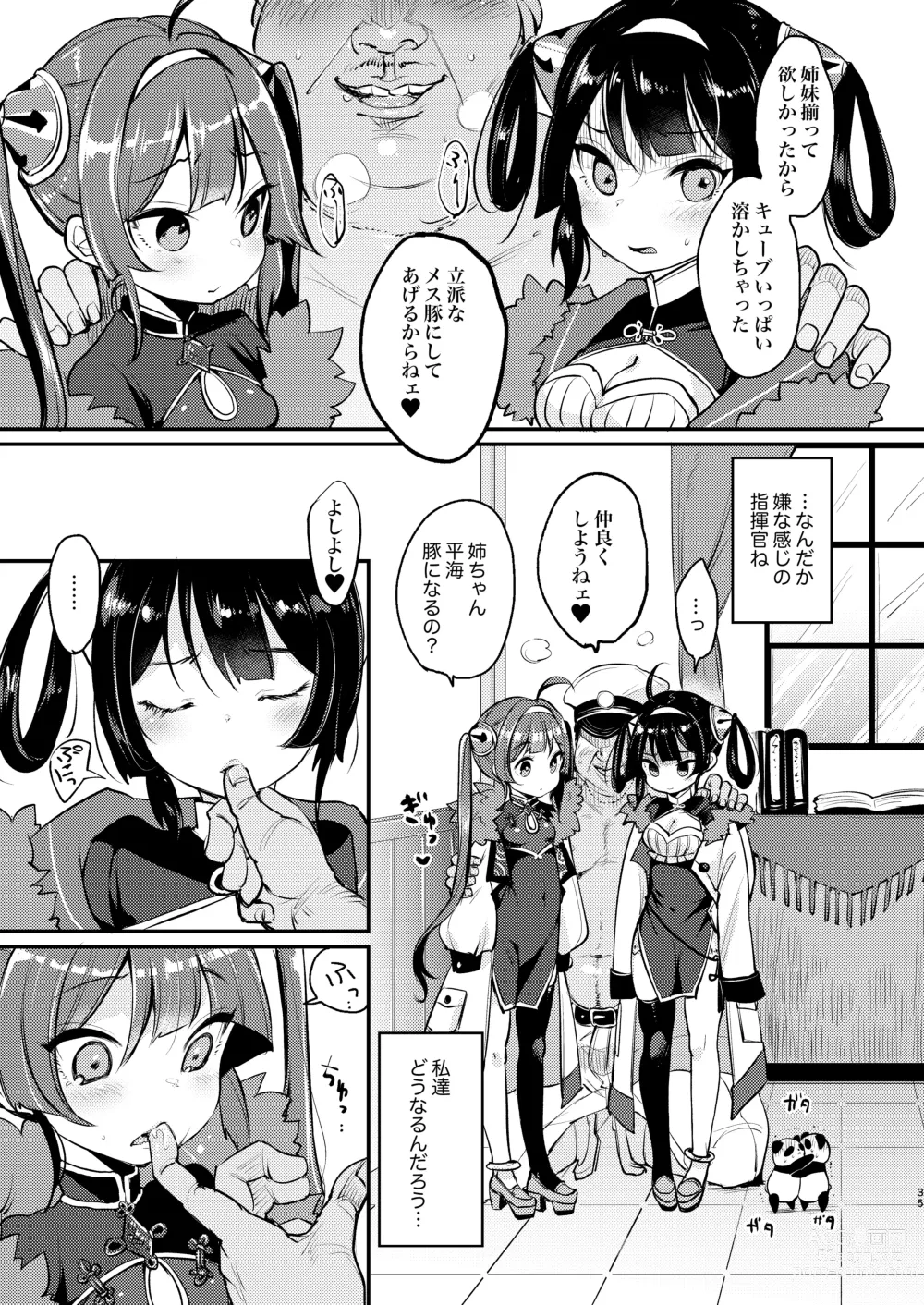 Page 34 of doujinshi Taihen! Shikikan no Ninnin ga Pinpin! Soushuuhen