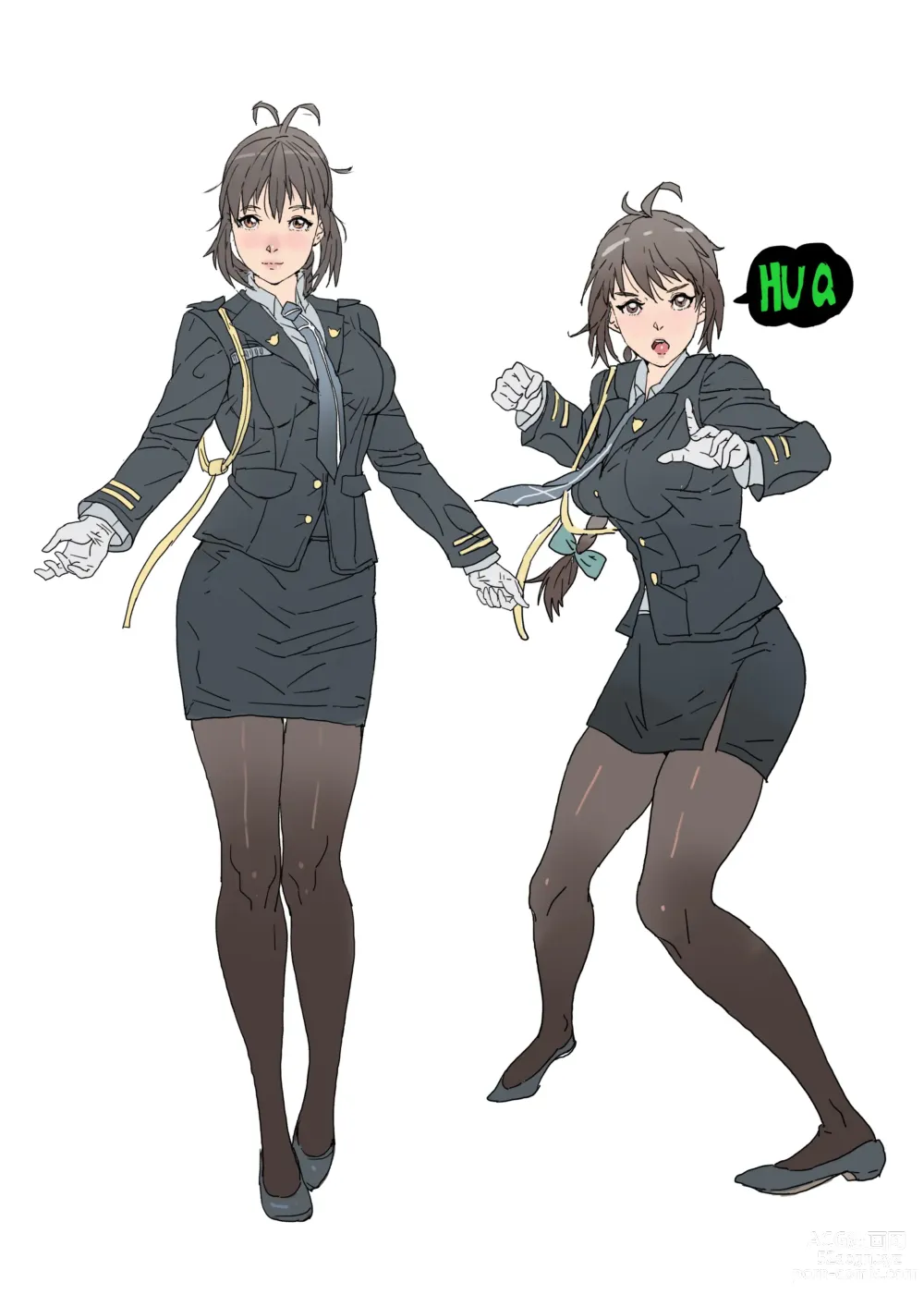 Page 31 of manga 女警队Female police force