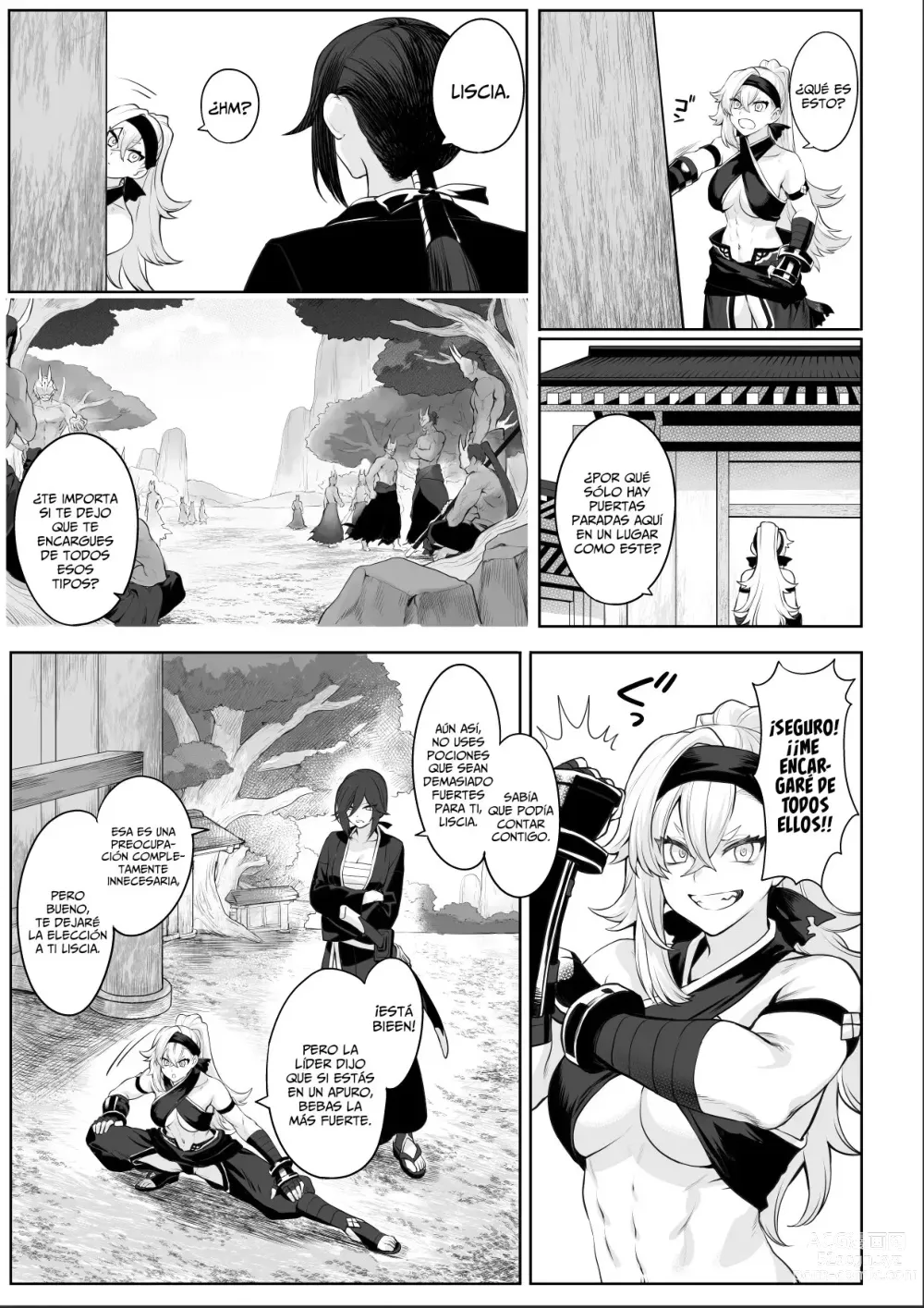 Page 37 of doujinshi ¡Valquirias Guerreras! ~Arco De La Samurái Tsubaki~