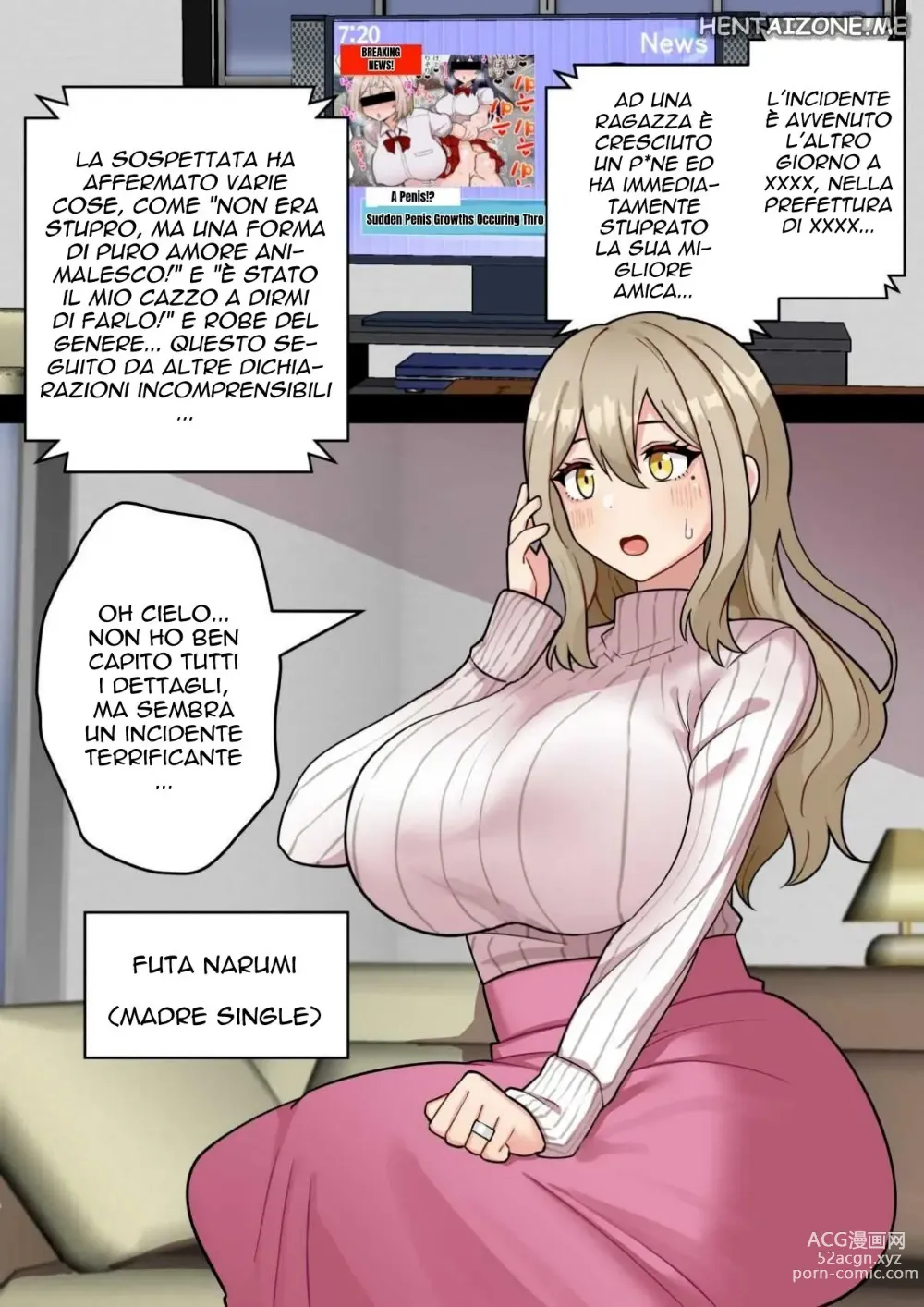 Page 4 of doujinshi Una Mamma con il Cazzo