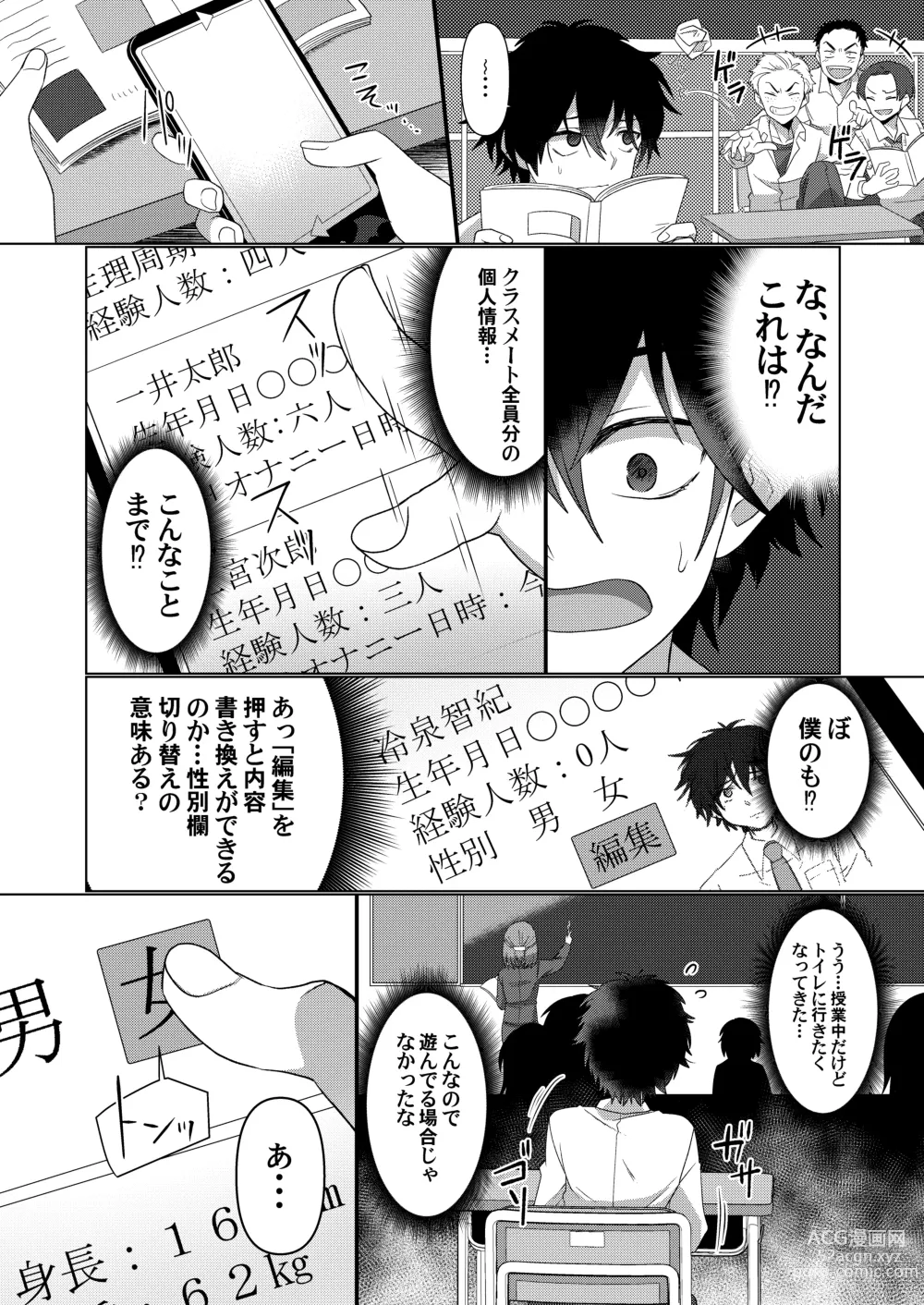 Page 4 of doujinshi Ijimekko ga  TS Shite (Seiteki na) Ijimekko ni Naru Ohanashi