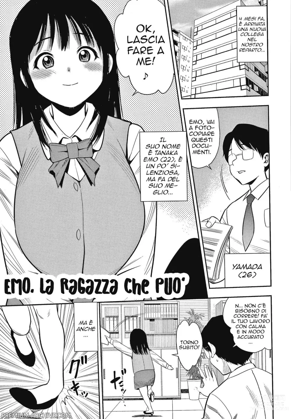 Page 1 of manga Emo, La Ragazza che Può