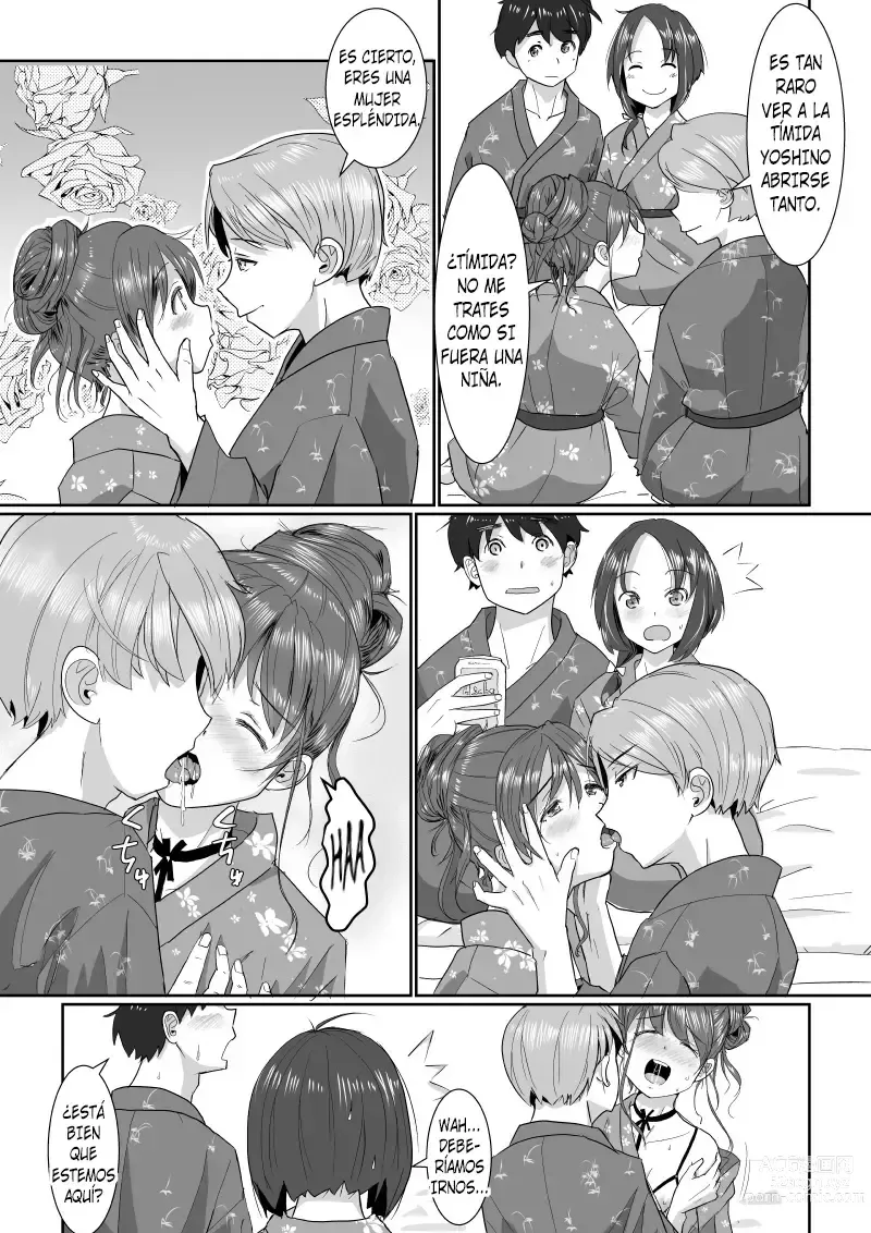 Page 13 of doujinshi Viaje Swinger a las Aguas Termales ~ ¿¡Sólo que En Realidad no es Mi Novia, Sino Mi Hermana Menor!?