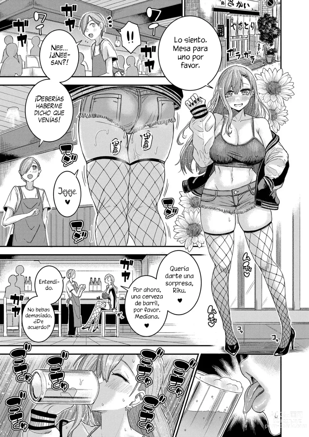 Page 9 of manga La hermana mayor con las tetas caídas quiere follarse a su hermano pequeño.