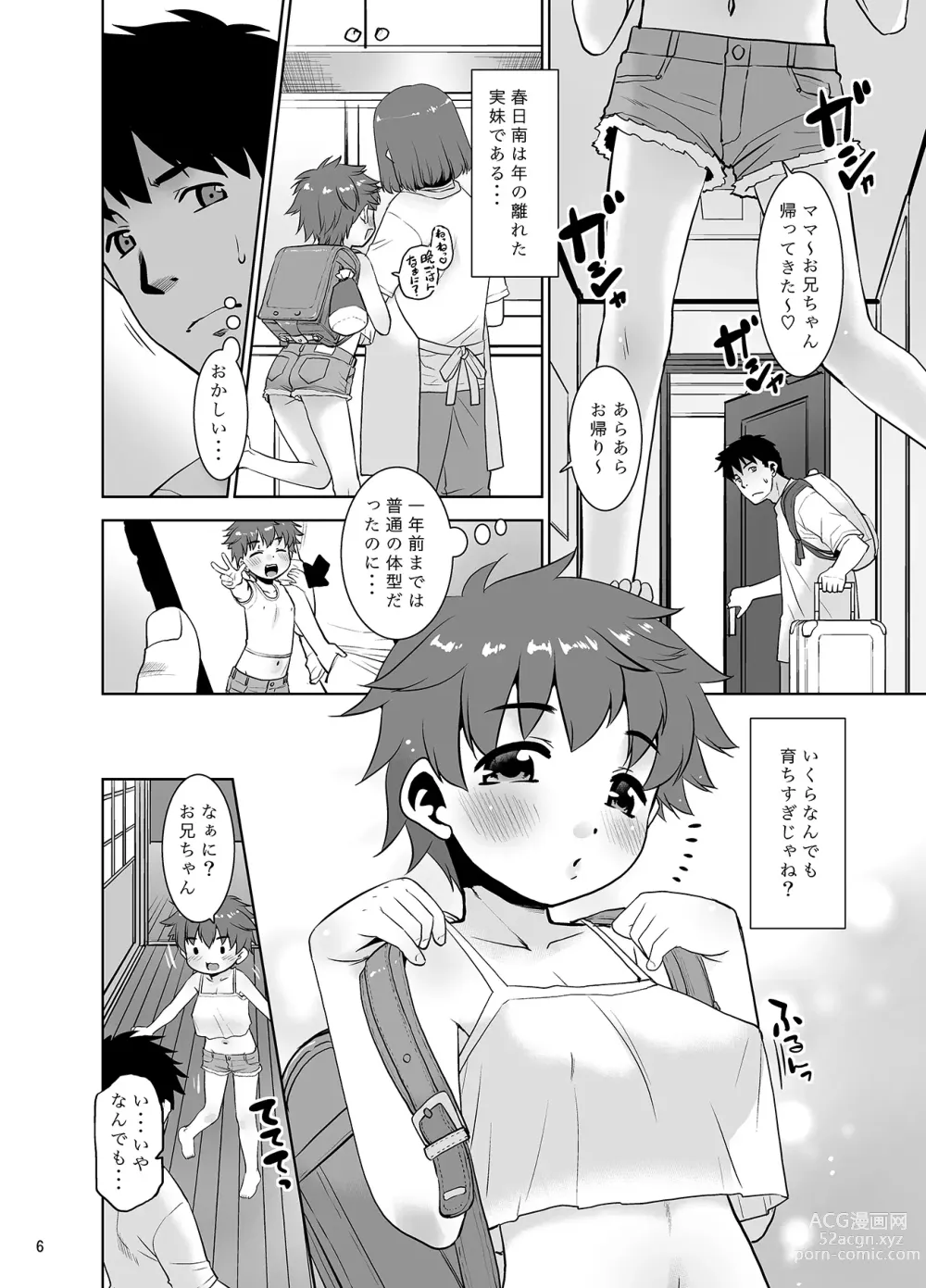 Page 5 of doujinshi Ichinen-buri ni Atta Imouto ga Nanka Sugokatta Ken.