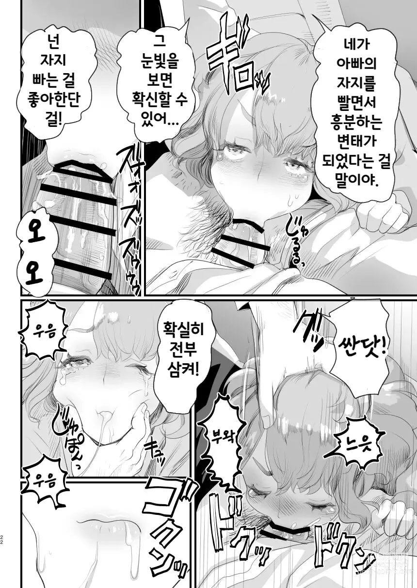 Page 21 of doujinshi 아빠의 오나홀이 되어라~ 에로 아빠의 먹잇감이 된 낭자애~