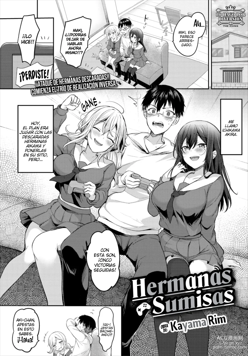 Page 1 of manga Hermanas Sumisas