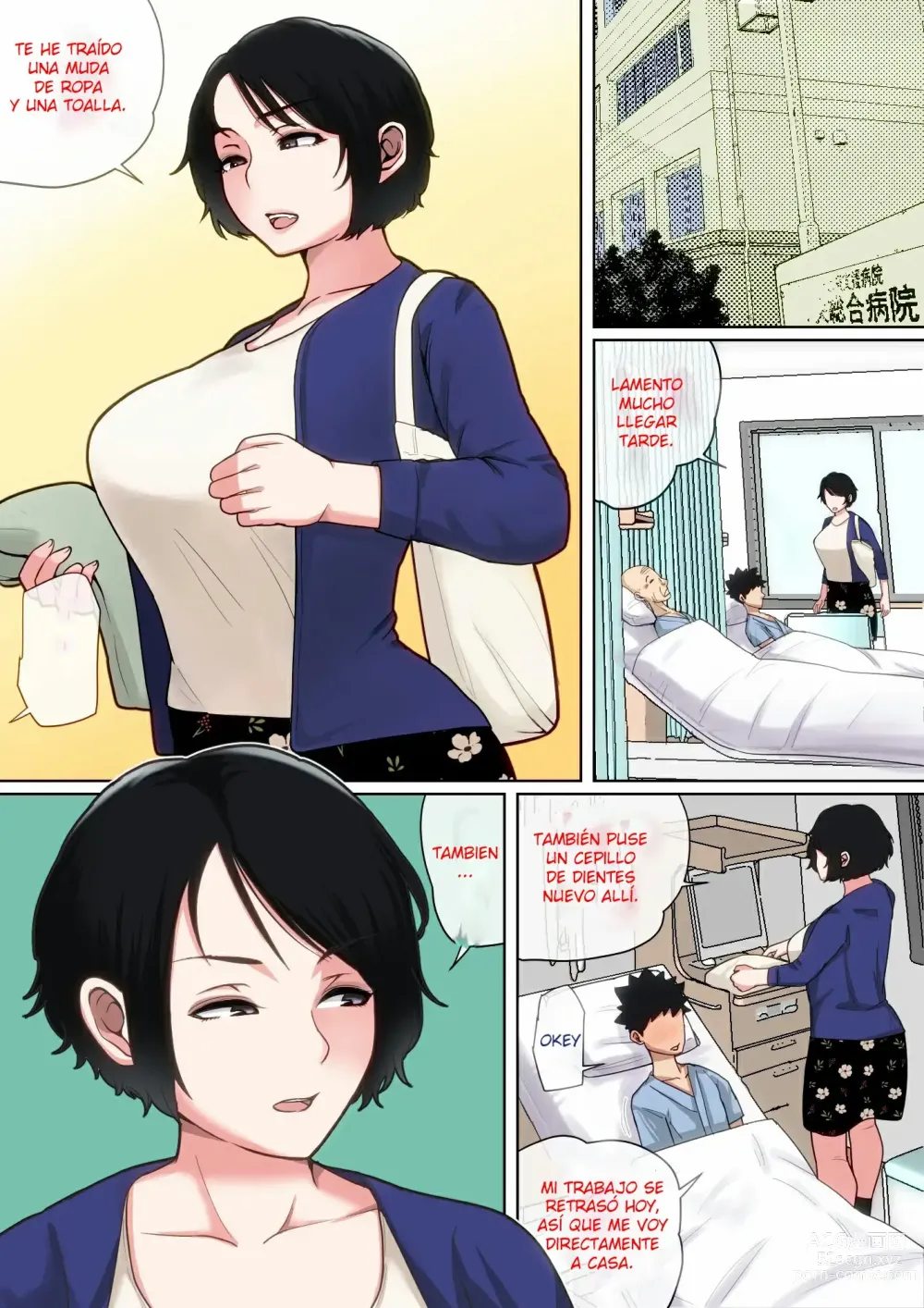 Page 105 of doujinshi Mi Madre me Cuida en El Hospital...