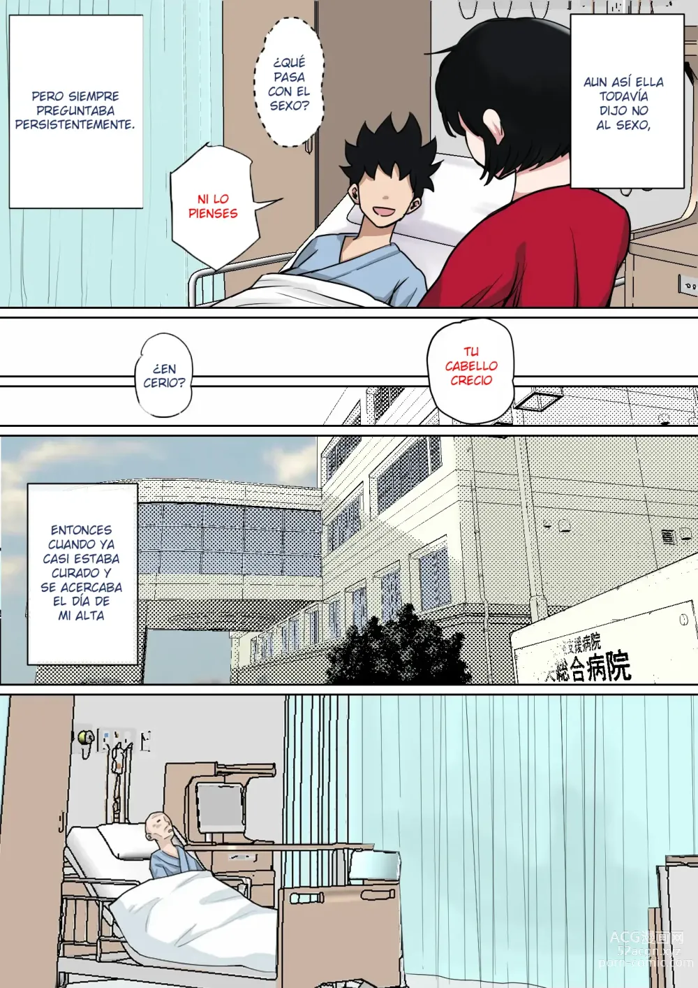 Page 34 of doujinshi Mi Madre me Cuida en El Hospital...