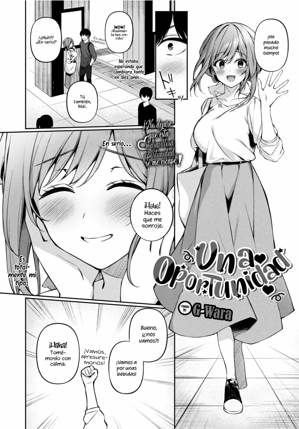 Page 2 of manga Una oportunidad