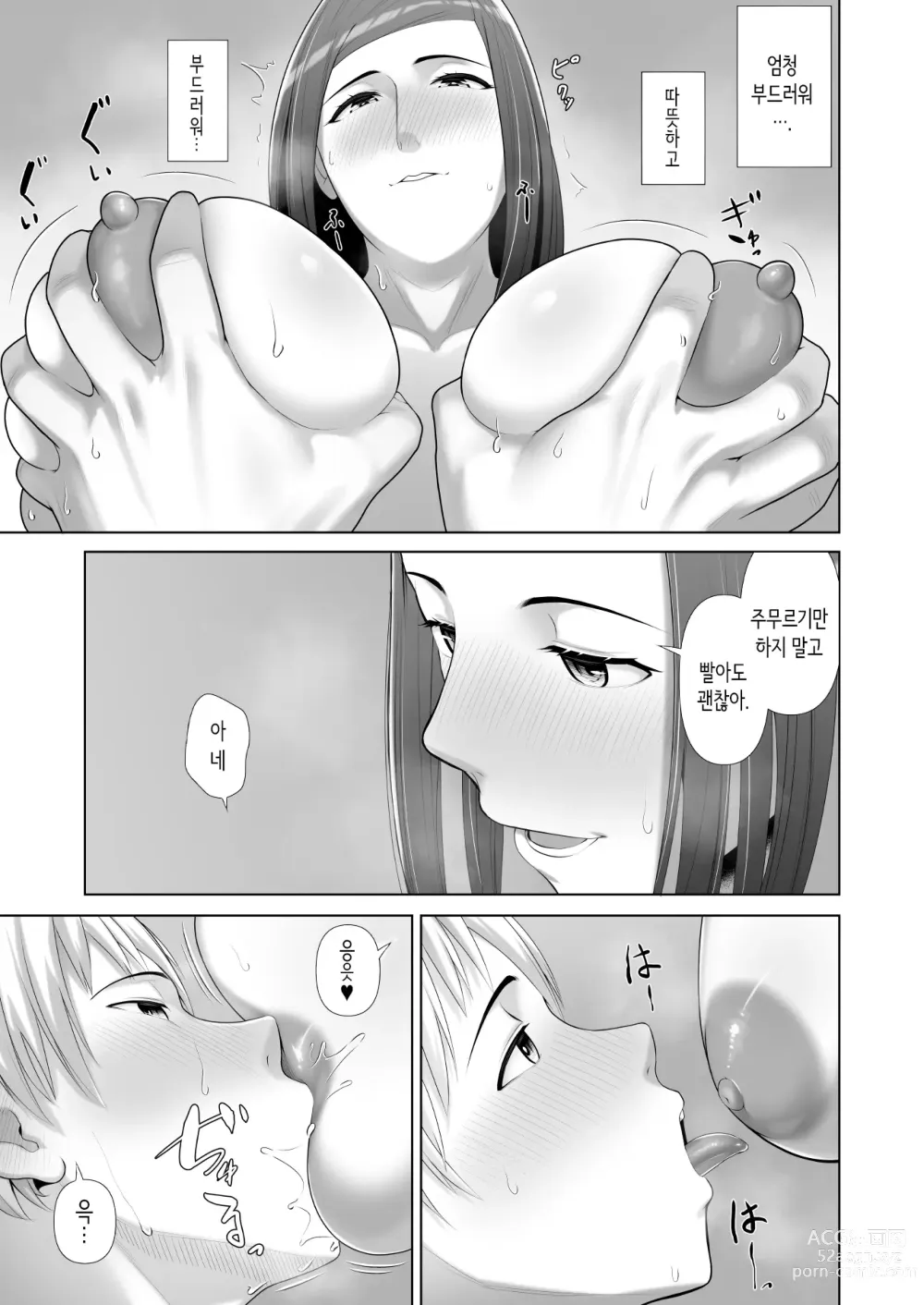 Page 25 of doujinshi Yuujin no Hahaoya ni Fudeoroshi Saremashita│친구 엄마에게 동정졸업 당했습니다