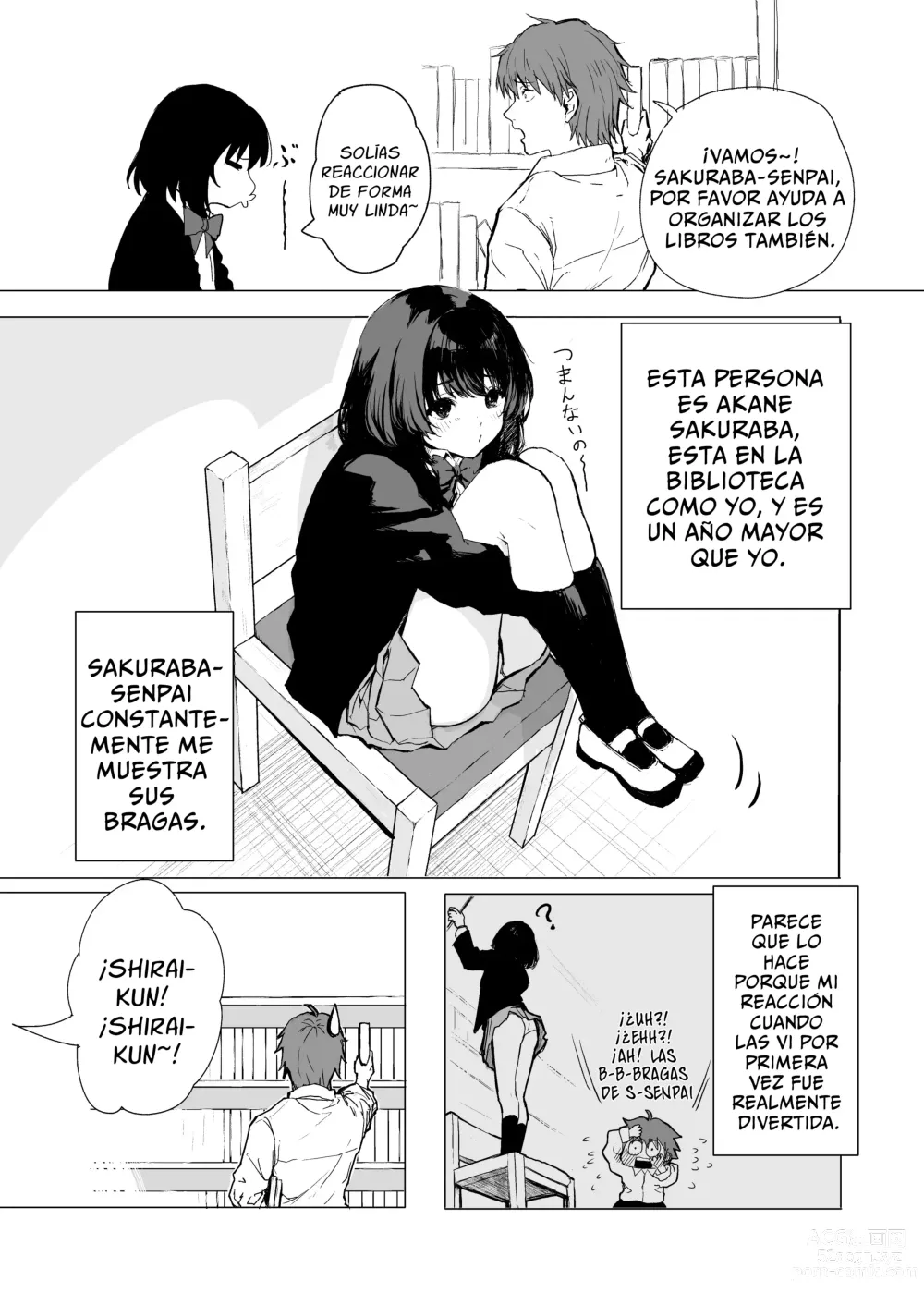 Page 4 of doujinshi Sakuraba Senpai wa Misetagari 1