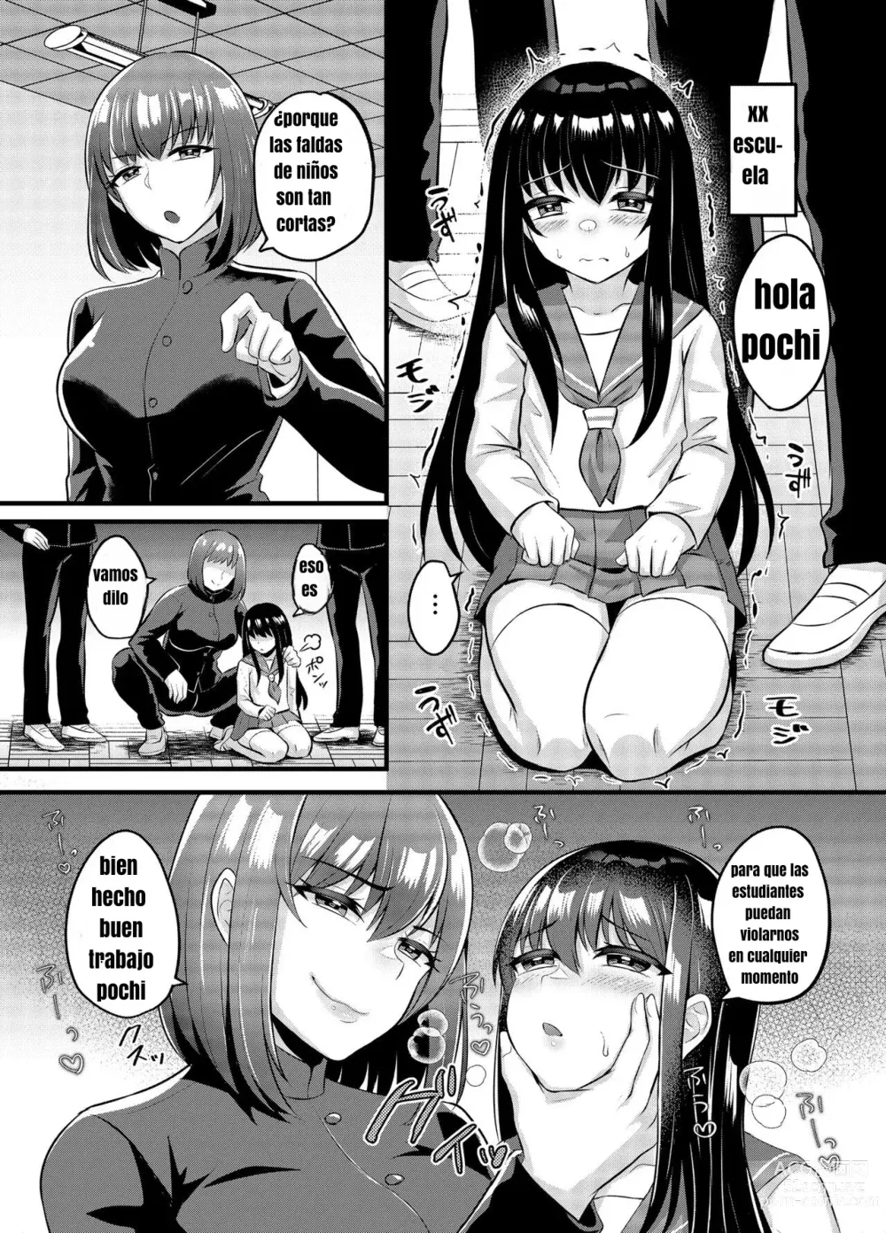 Page 6 of doujinshi Joshi ni Kobiru Danshi-tachi