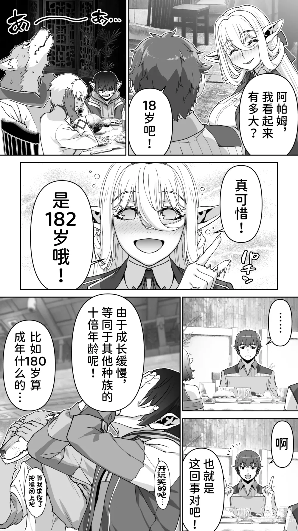 Page 30 of doujinshi Ikiokure 182-sai Choro Elf Sensen