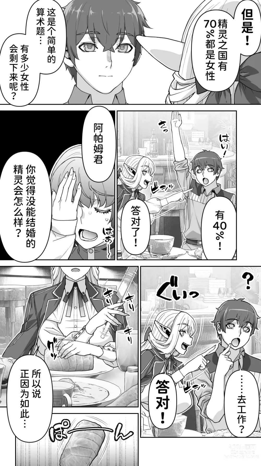 Page 32 of doujinshi Ikiokure 182-sai Choro Elf Sensen