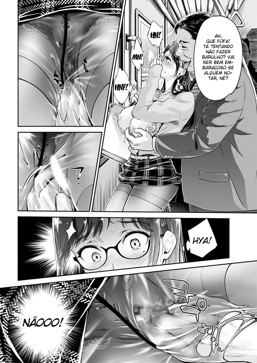 Page 6 of manga The Plain Glasses University Girl with Hidden Big Tits and her Encounter in a Certain Packed Train