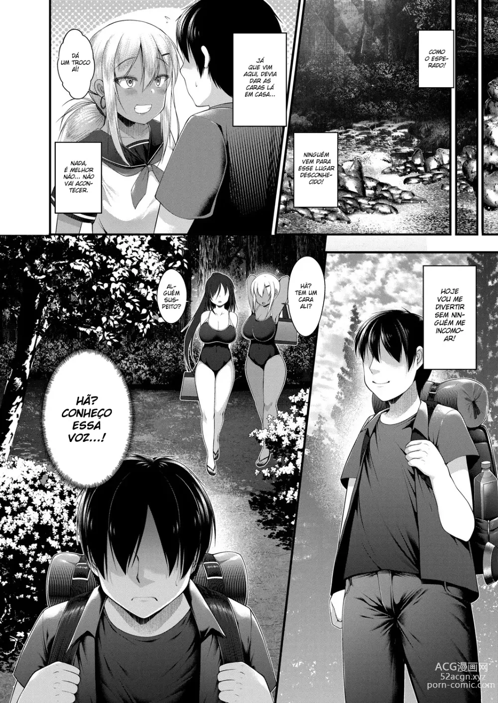 Page 4 of manga Hitori Camp o Shite itara Kuro Gal JK na Imouto to Imouto no Tomodachi ga Rannyuu shite kita Kekka Zenpen