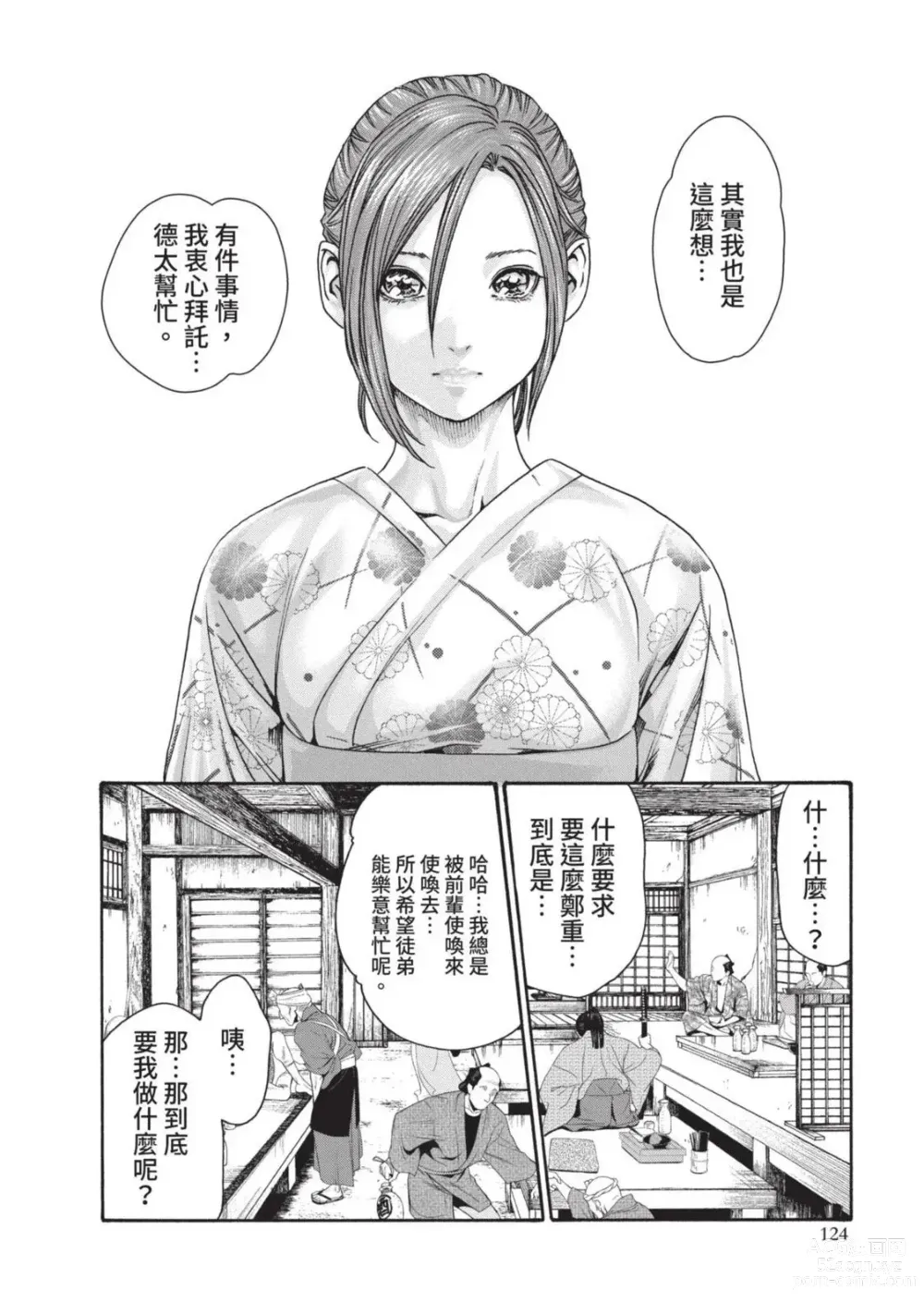 Page 126 of manga 霰草忍法帖 3