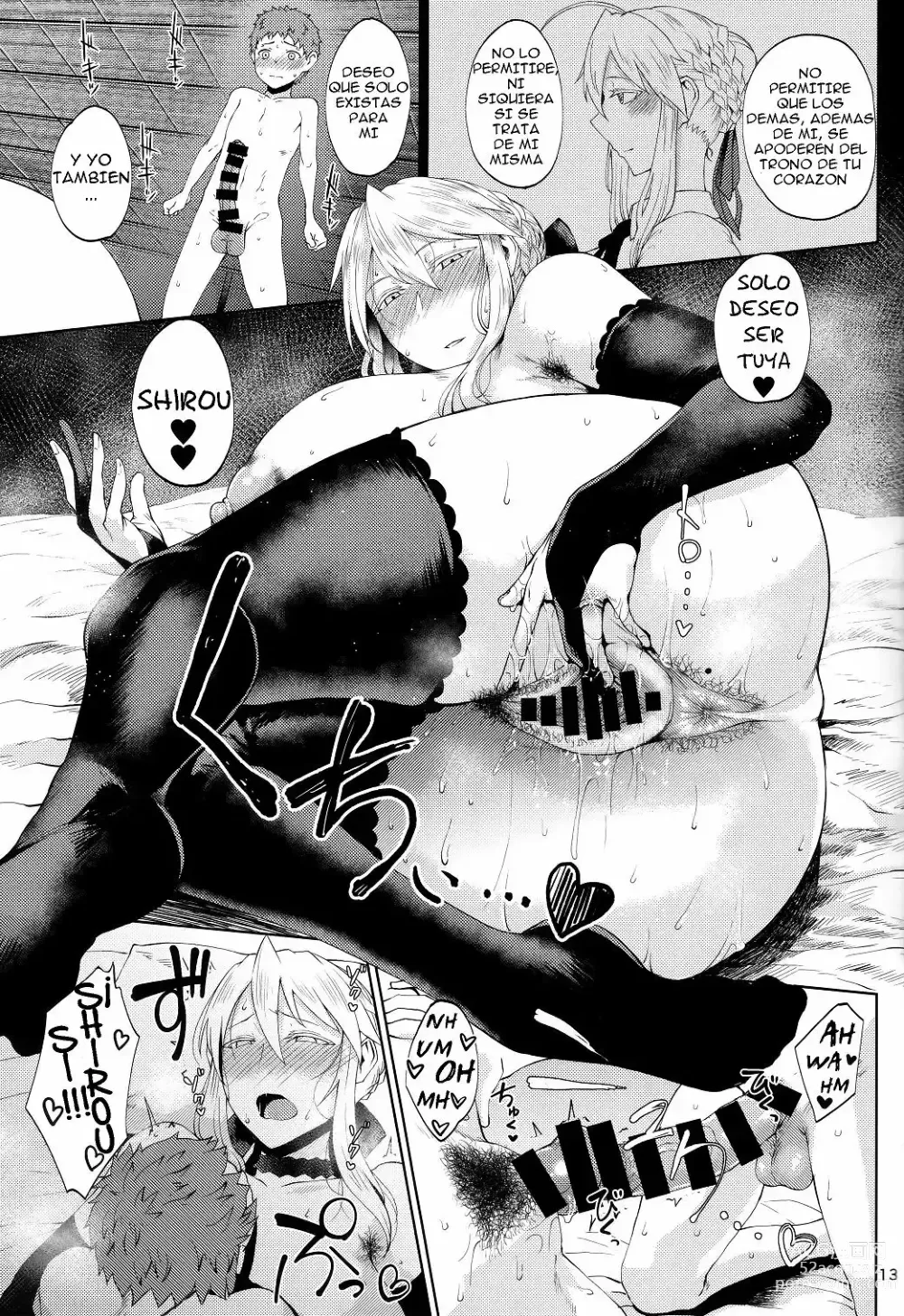 Page 12 of doujinshi Junto al Rey un Poco Más