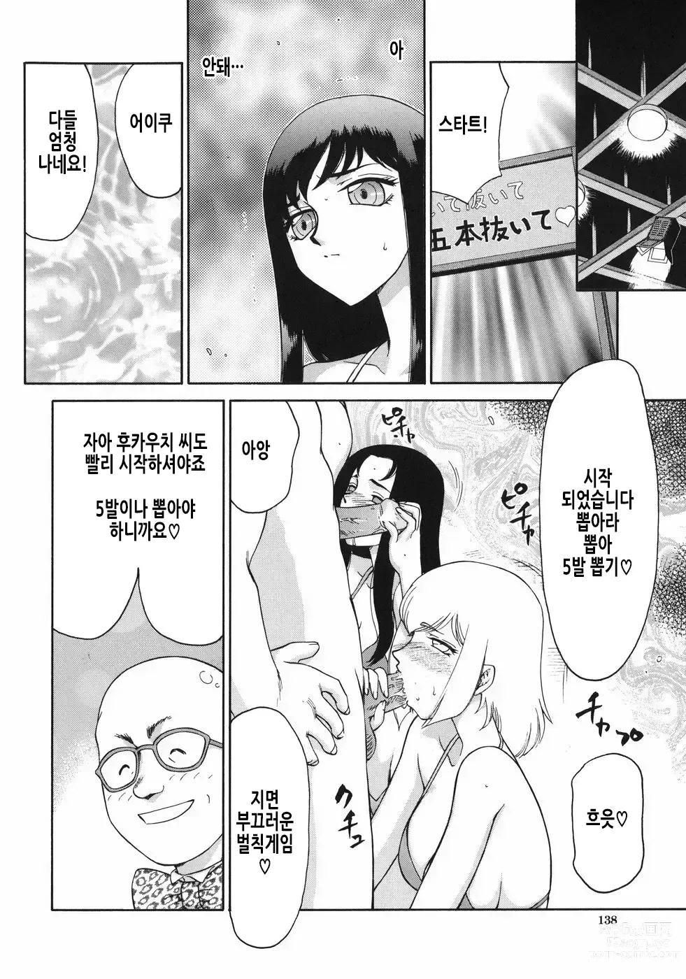 Page 141 of manga 노예 아나운서 쿄코