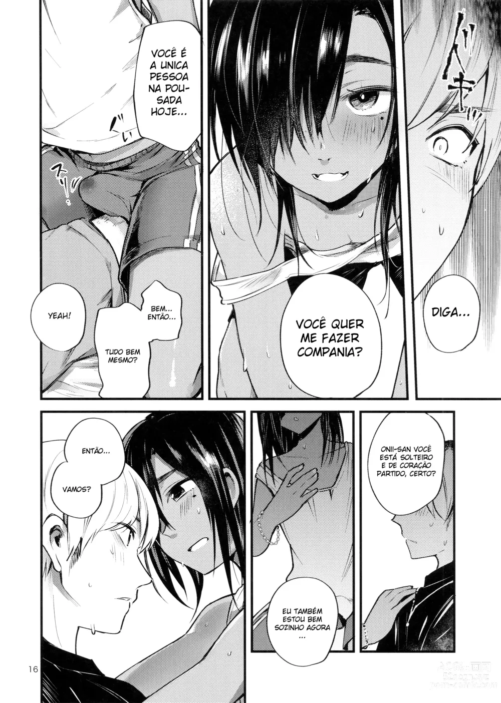 Page 17 of doujinshi Minna Ana ga Aiteru