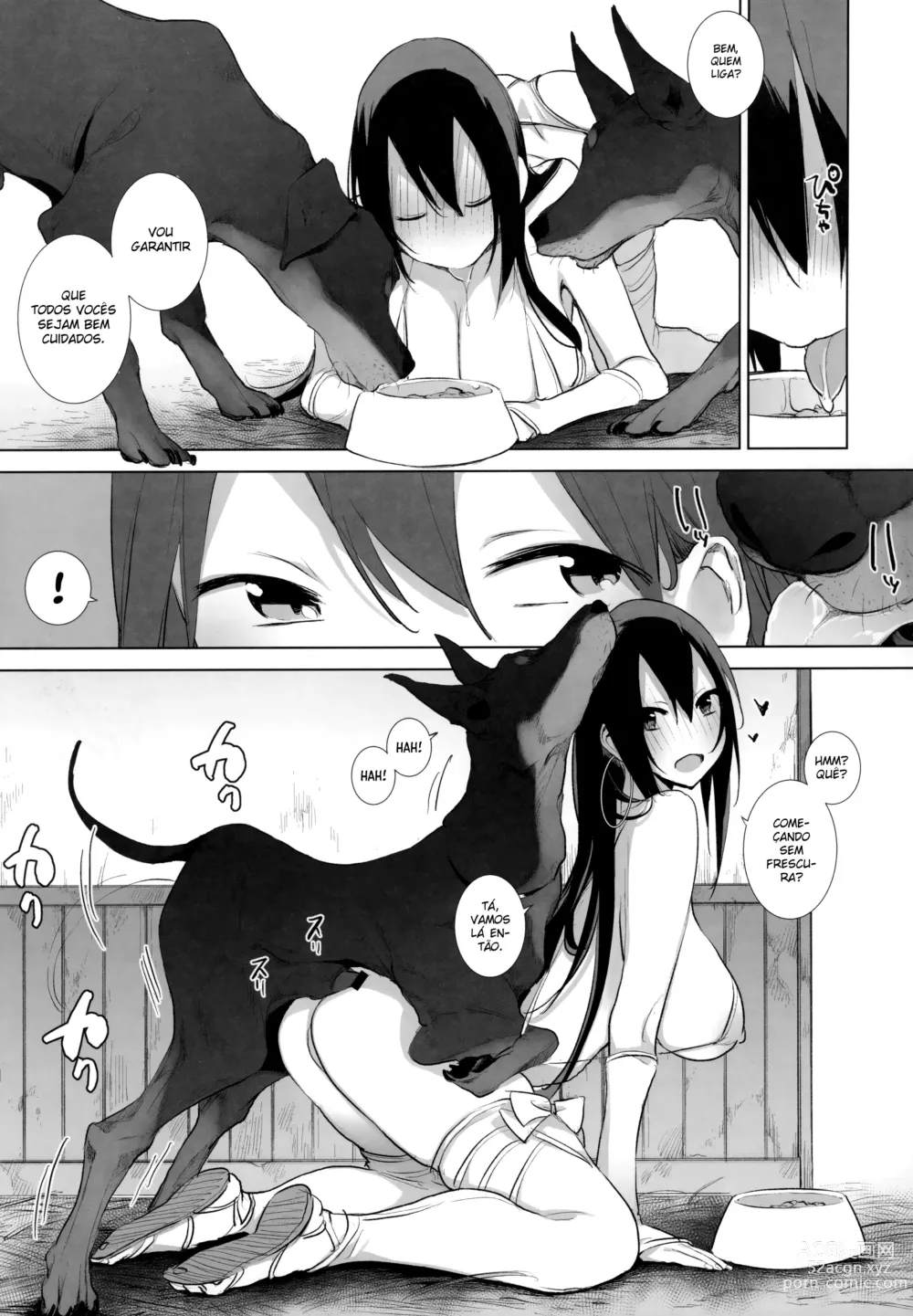 Page 4 of doujinshi Sanzou-chan to Uma to Inu to Buta