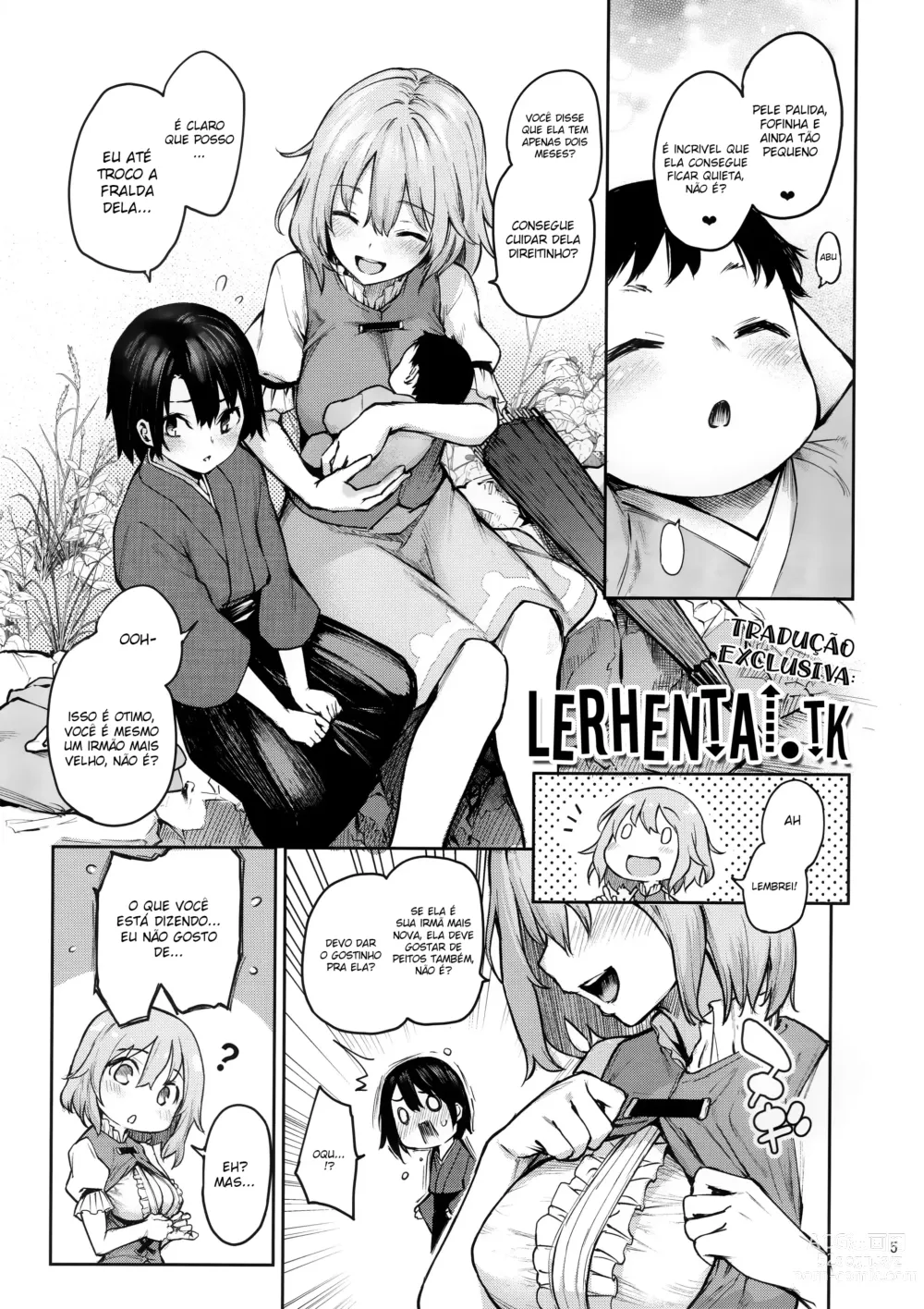 Page 4 of doujinshi Wachiki wa Aka-chan ni Nari Moushita