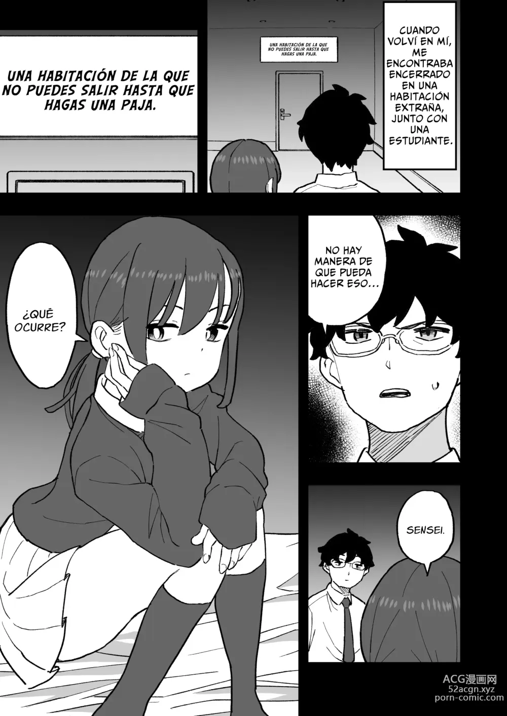 Page 3 of doujinshi Buaisou na Kareshi Mochi no Oshiego to Eroi Koto Shinai to Derenai Heya ni Tojikomerareta Hanashi