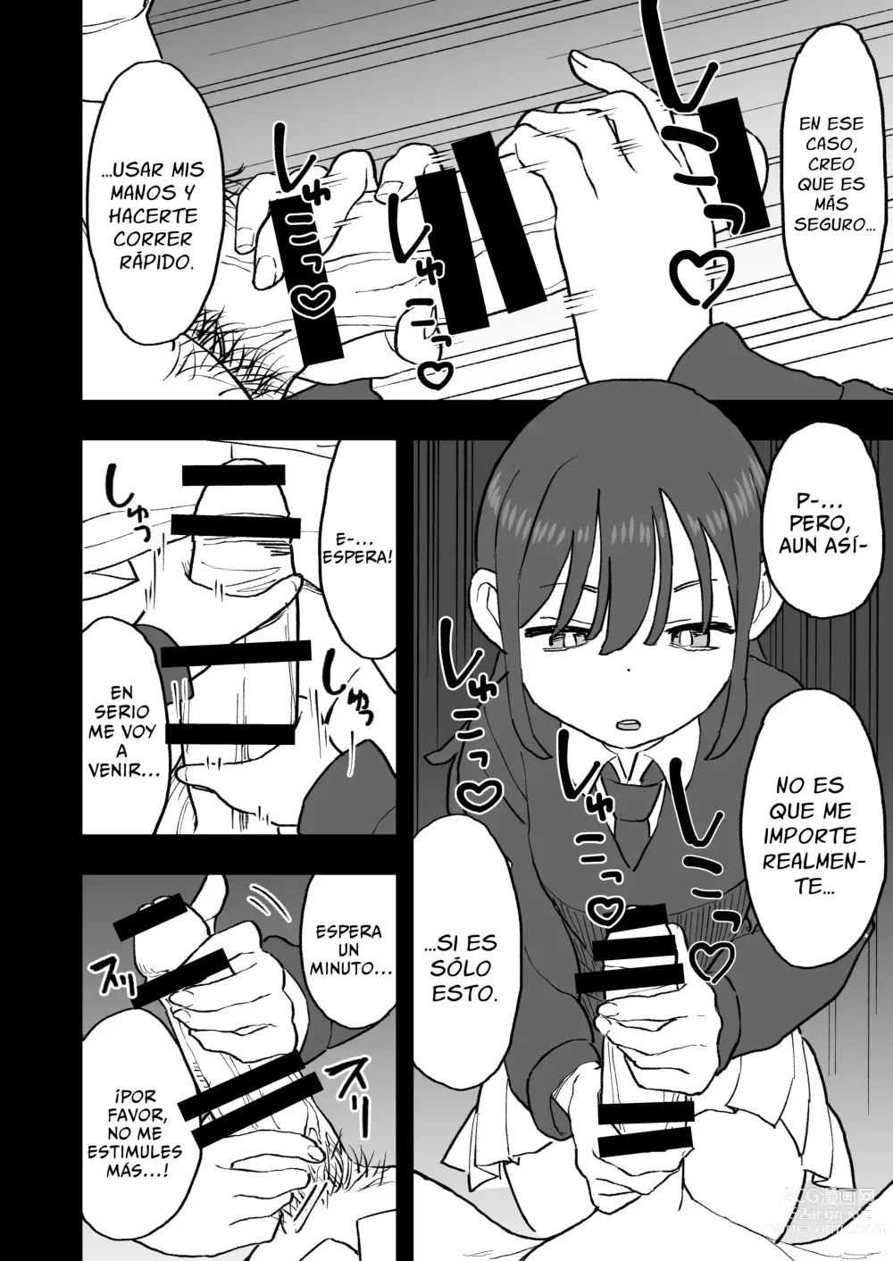 Page 10 of doujinshi Buaisou na Kareshi Mochi no Oshiego to Eroi Koto Shinai to Derenai Heya ni Tojikomerareta Hanashi