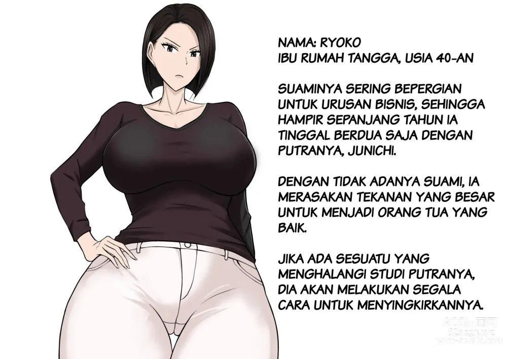 Page 2 of doujinshi Aku Merasuki Ibu Temanku, Yang Membenciku.