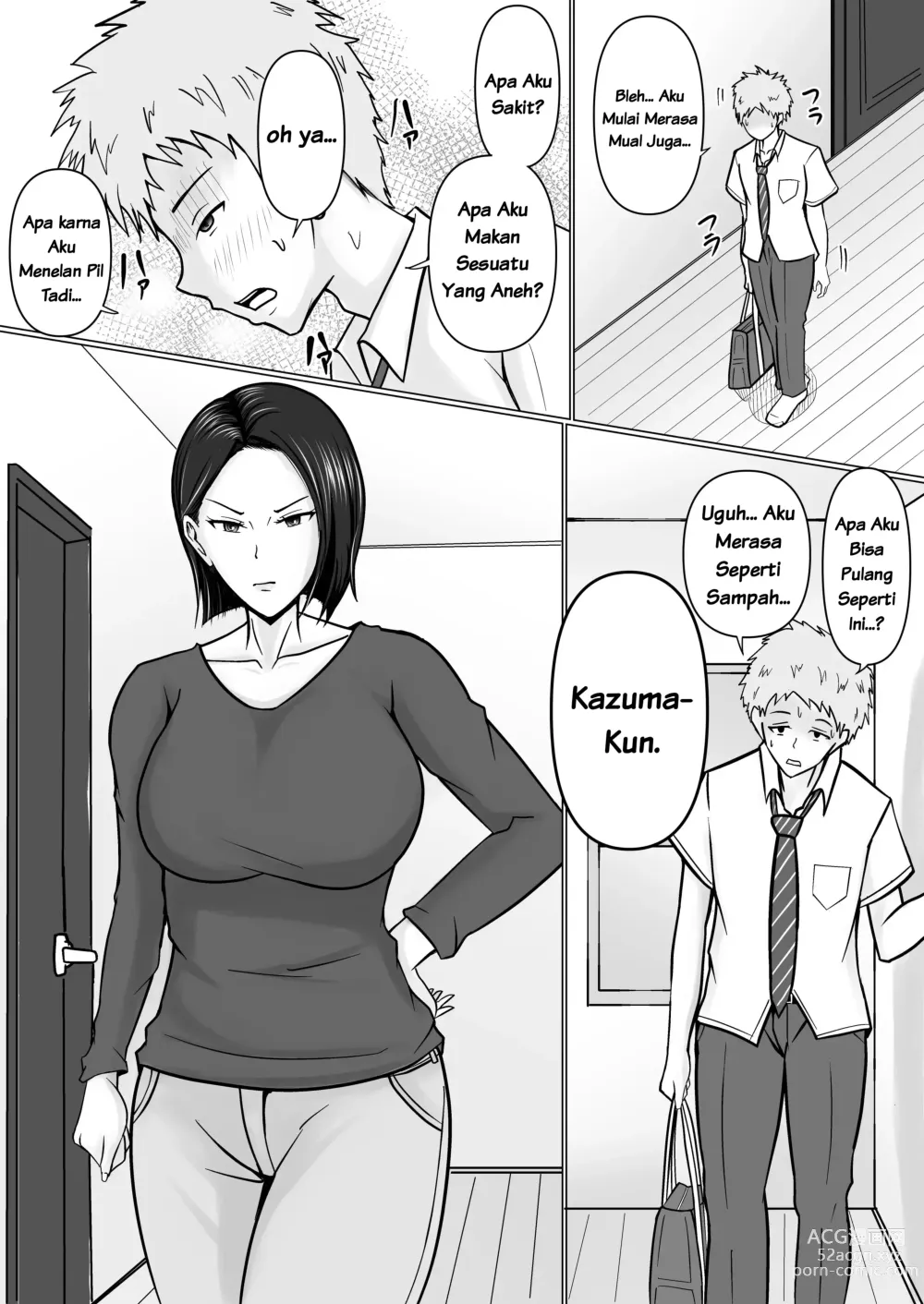 Page 12 of doujinshi Aku Merasuki Ibu Temanku, Yang Membenciku.