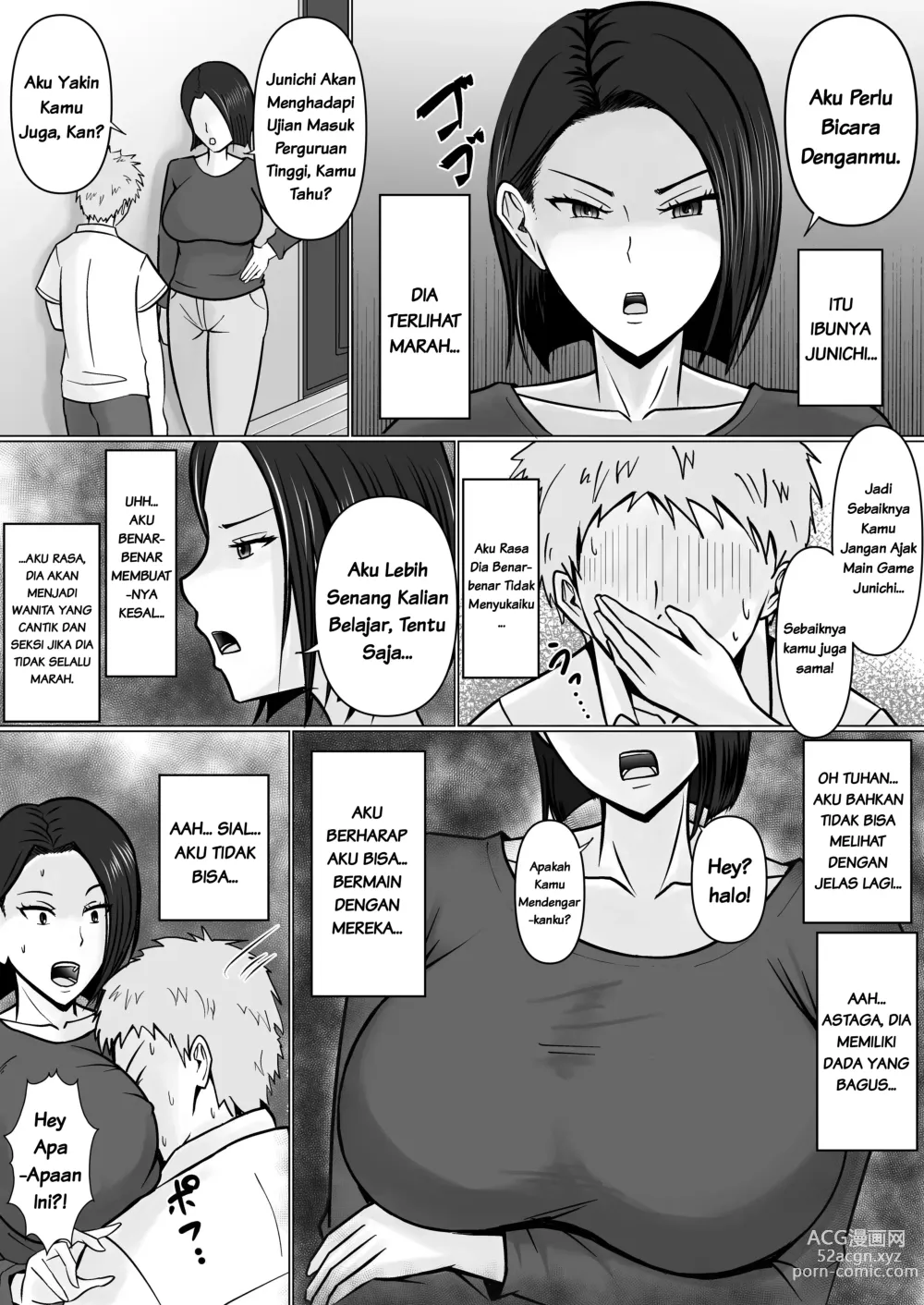 Page 13 of doujinshi Aku Merasuki Ibu Temanku, Yang Membenciku.