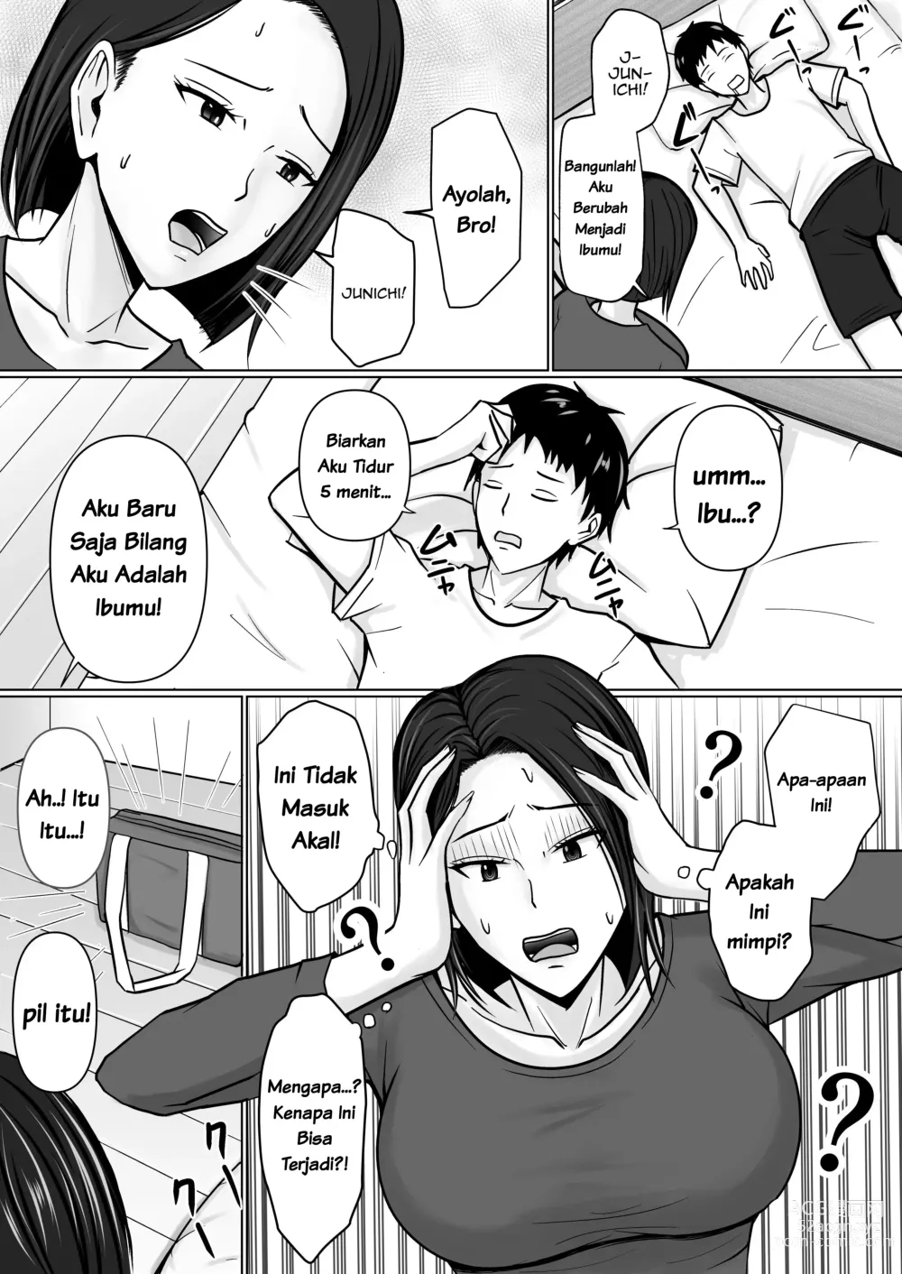 Page 18 of doujinshi Aku Merasuki Ibu Temanku, Yang Membenciku.