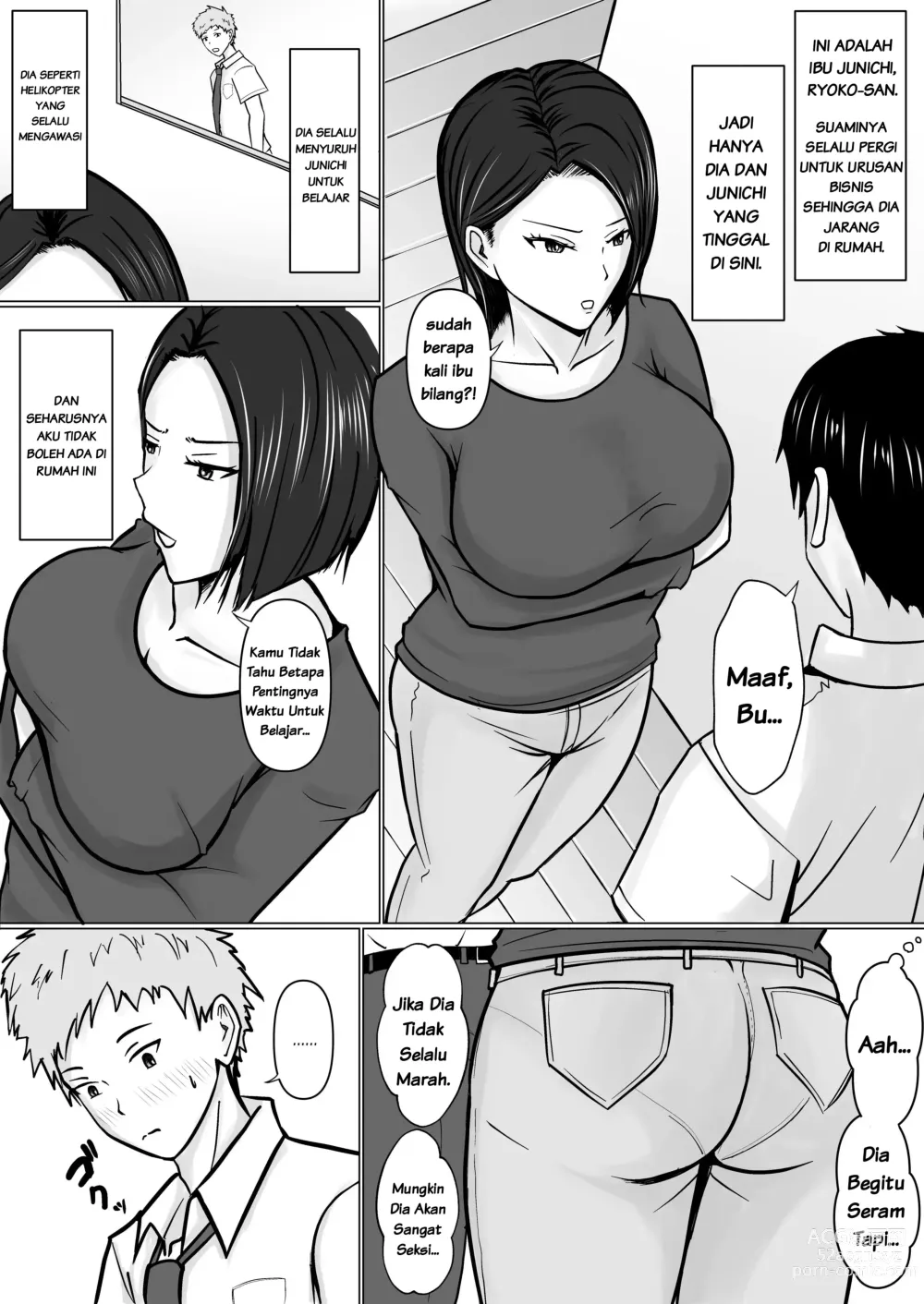 Page 8 of doujinshi Aku Merasuki Ibu Temanku, Yang Membenciku.