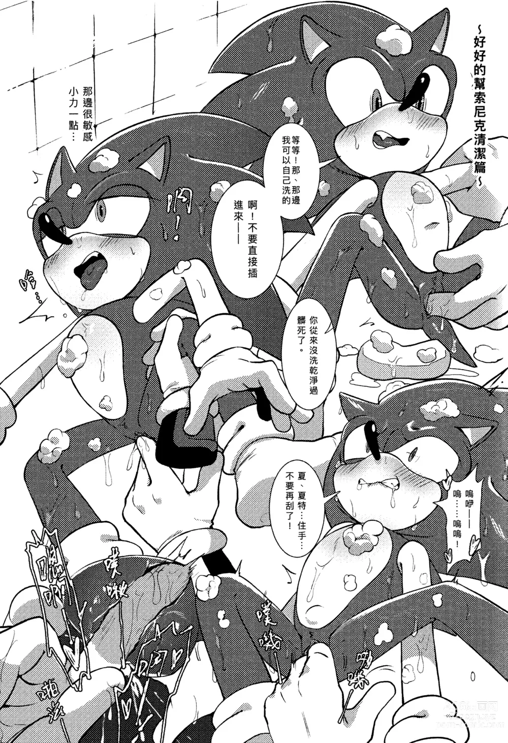 Page 18 of doujinshi Sonic Ranbou!! (decensored)