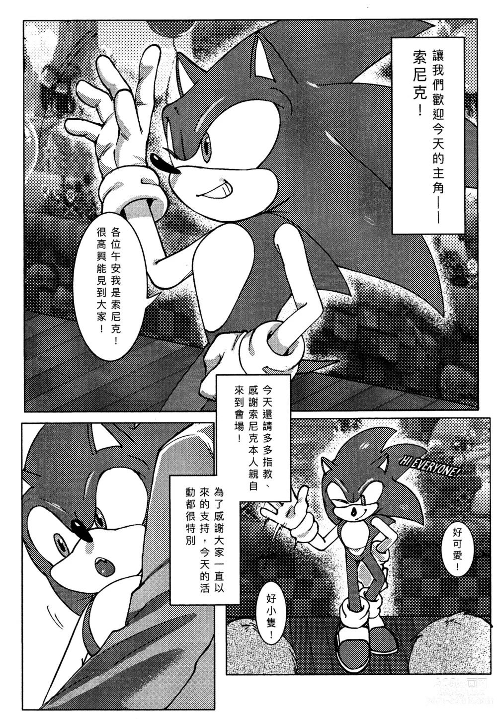 Page 4 of doujinshi Sonic Ranbou!! (decensored)